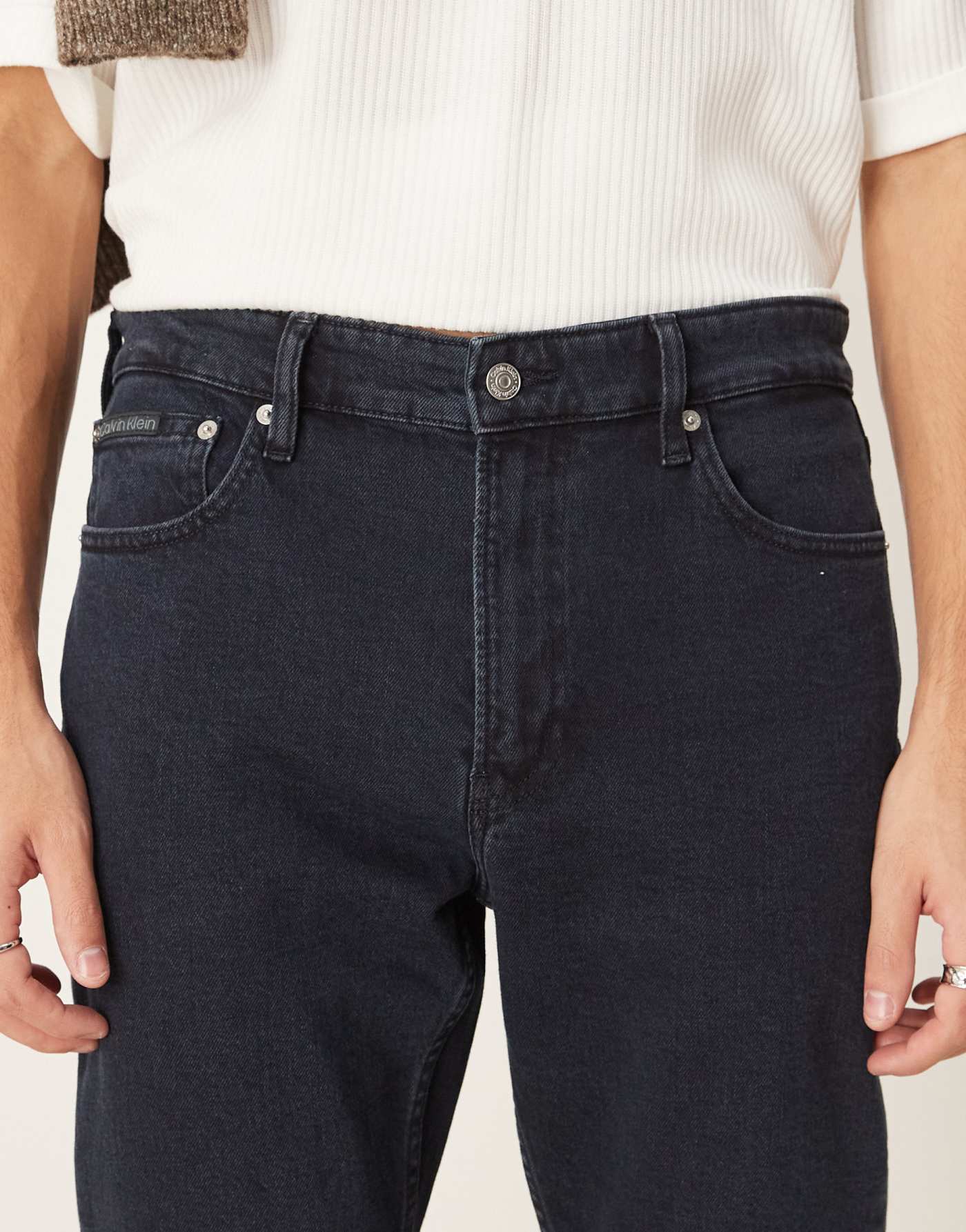 Calvin Klein Jeans dad jeans in dark wash