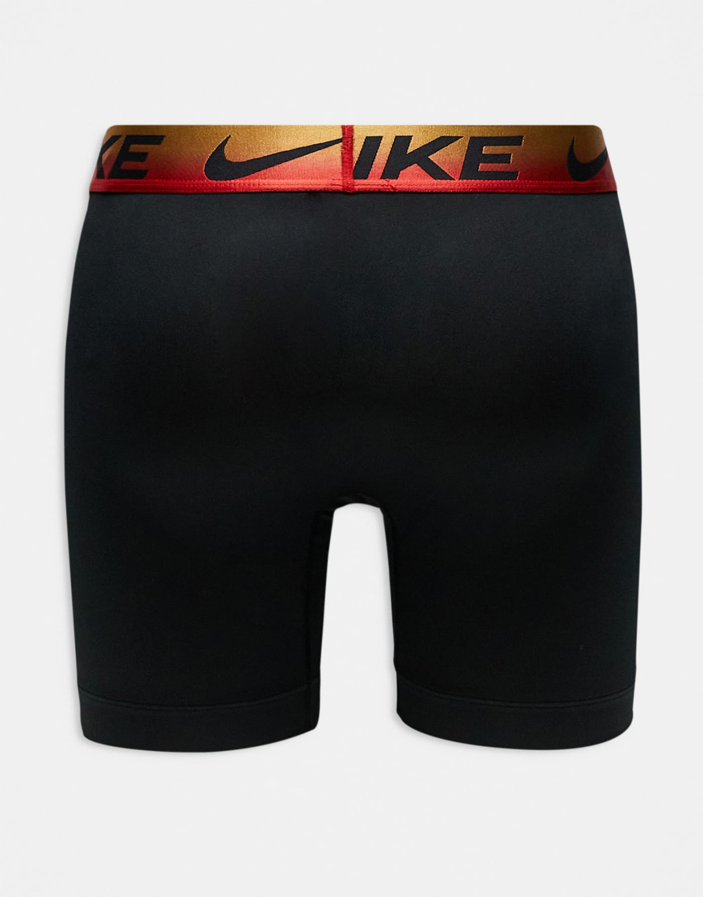 Nike Essential Microfibre 3 pack trunk in black/red