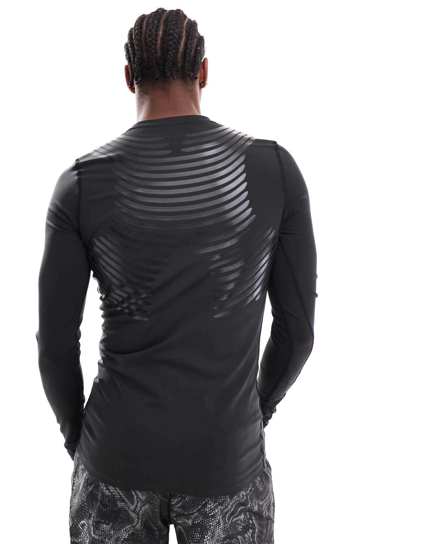 adidas Performance Techfit Control x RHEON long-sleeve top in black