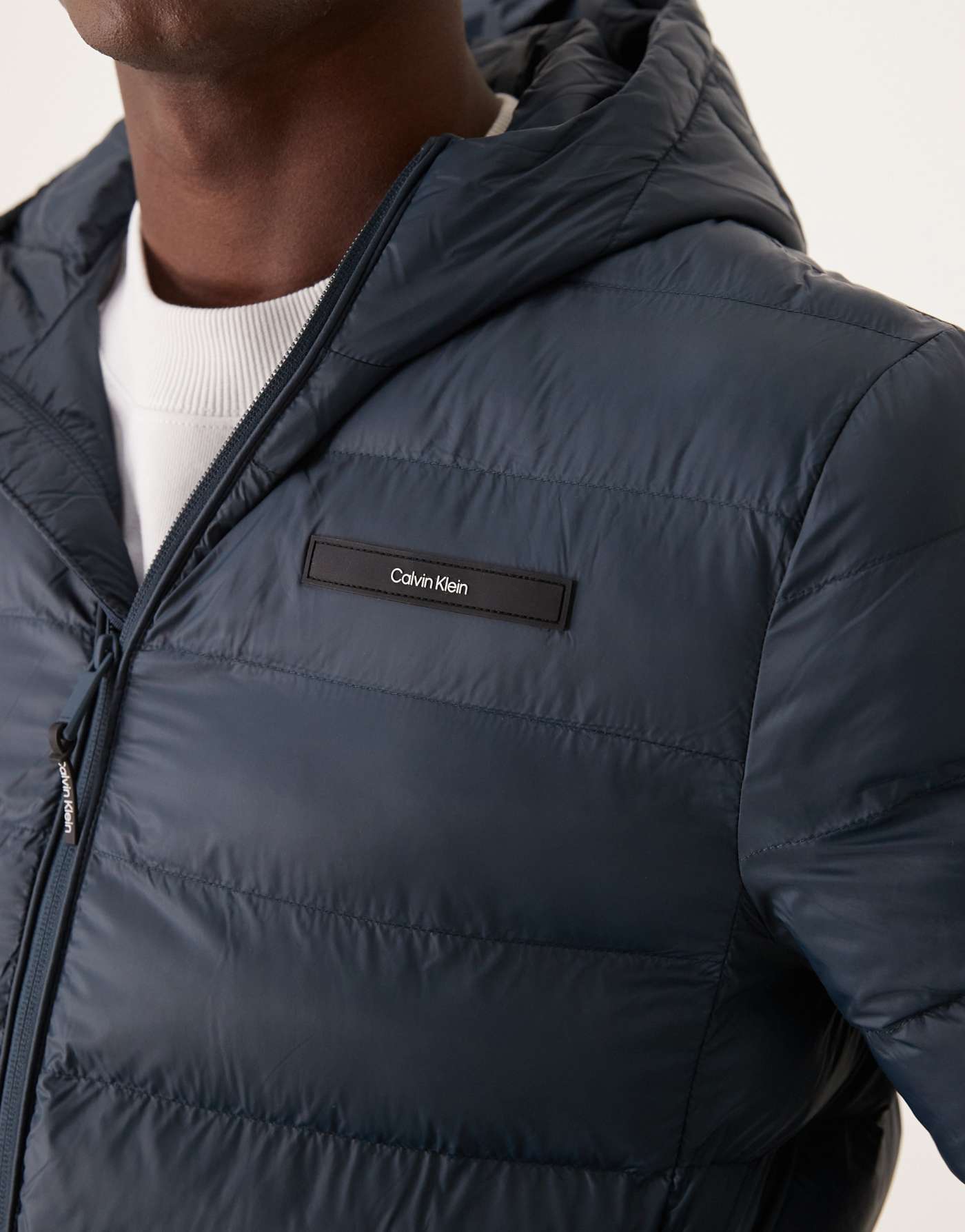 Calvin Klein puffer jacket in ink blue