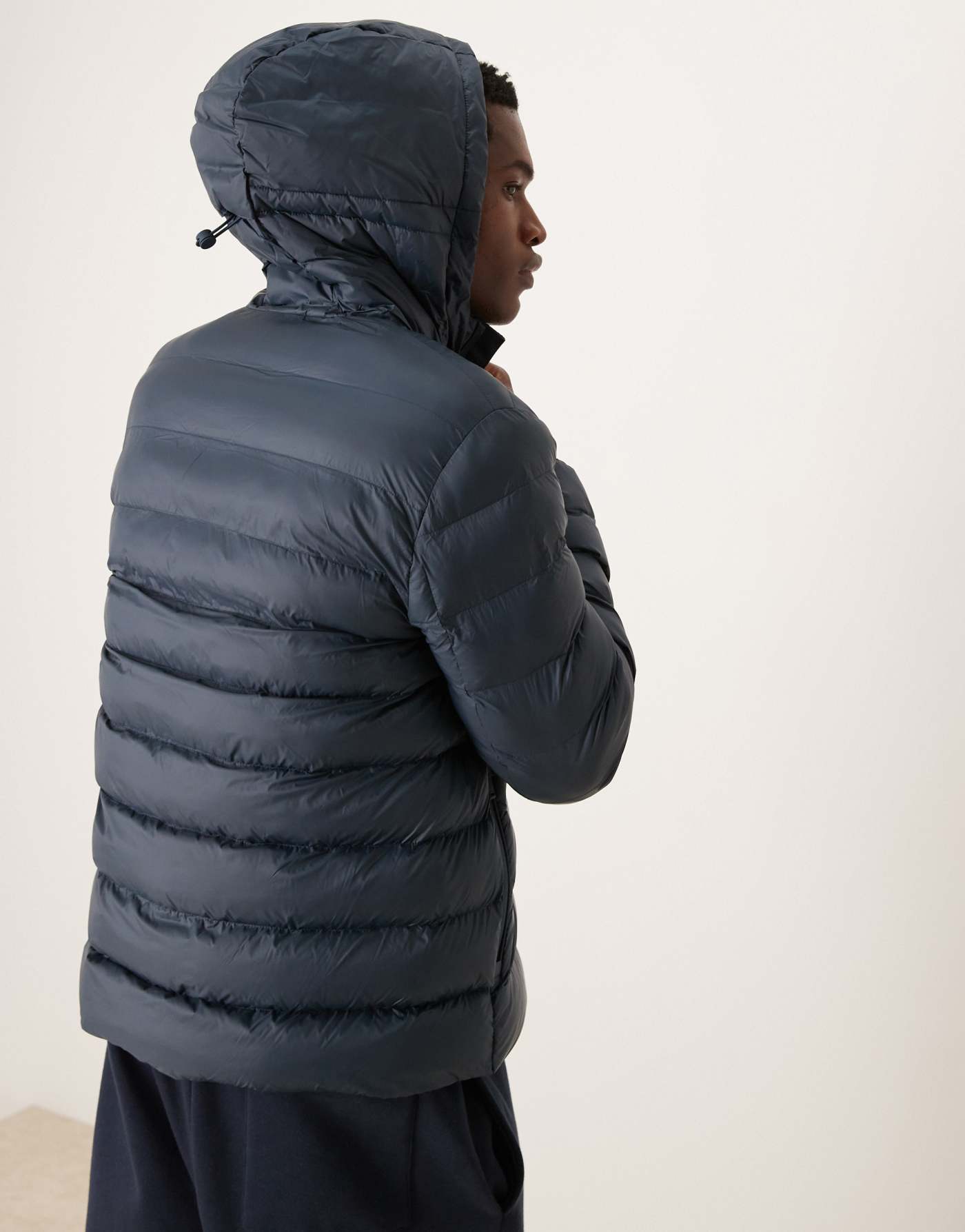 Calvin Klein puffer jacket in ink blue