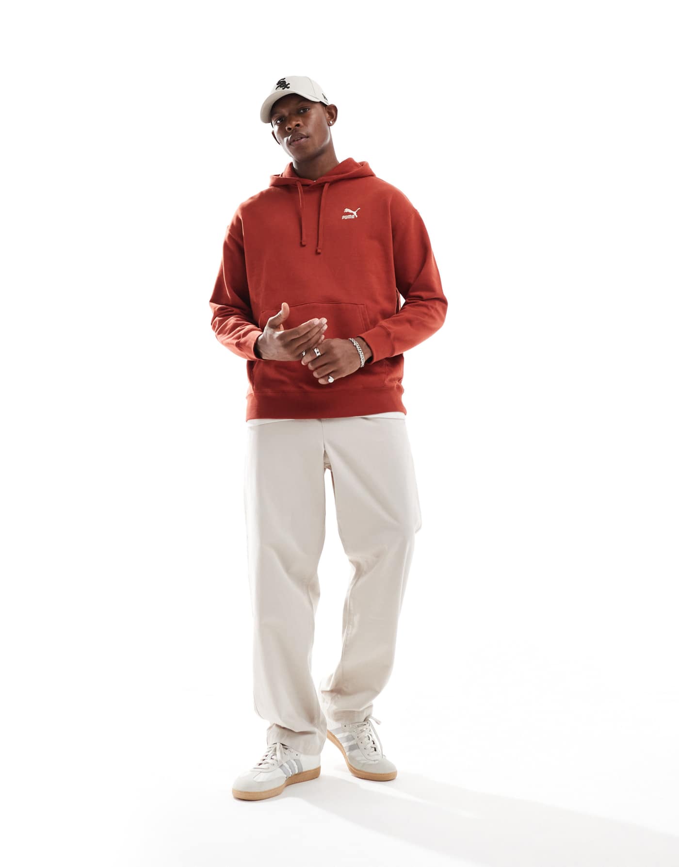 Puma Better classics hoodie in mars red