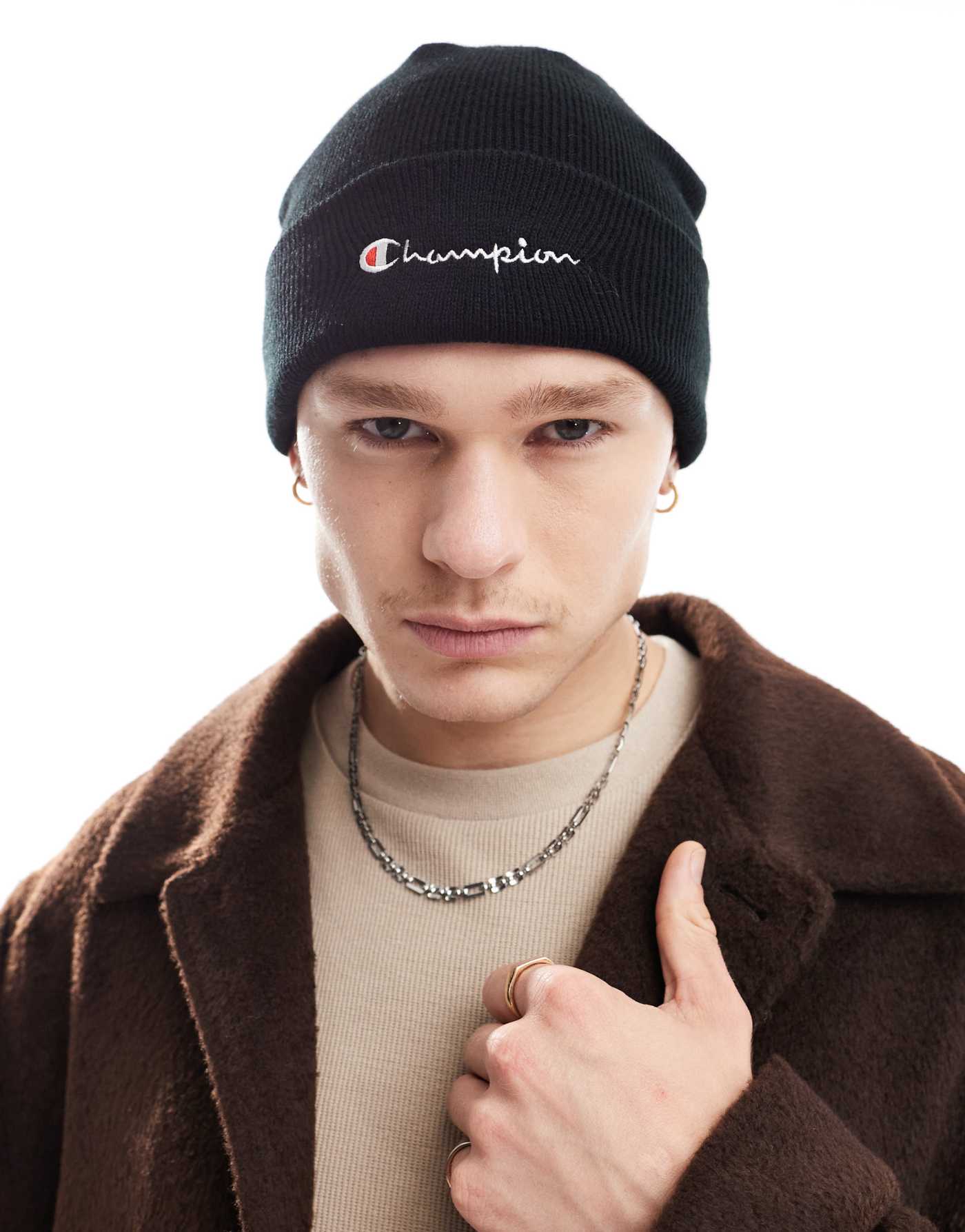 Champion beanie in black