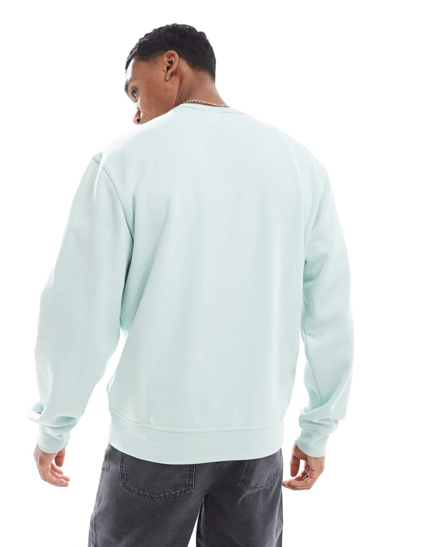 Champion Legacy tonal center logo sweatshirt in light blue