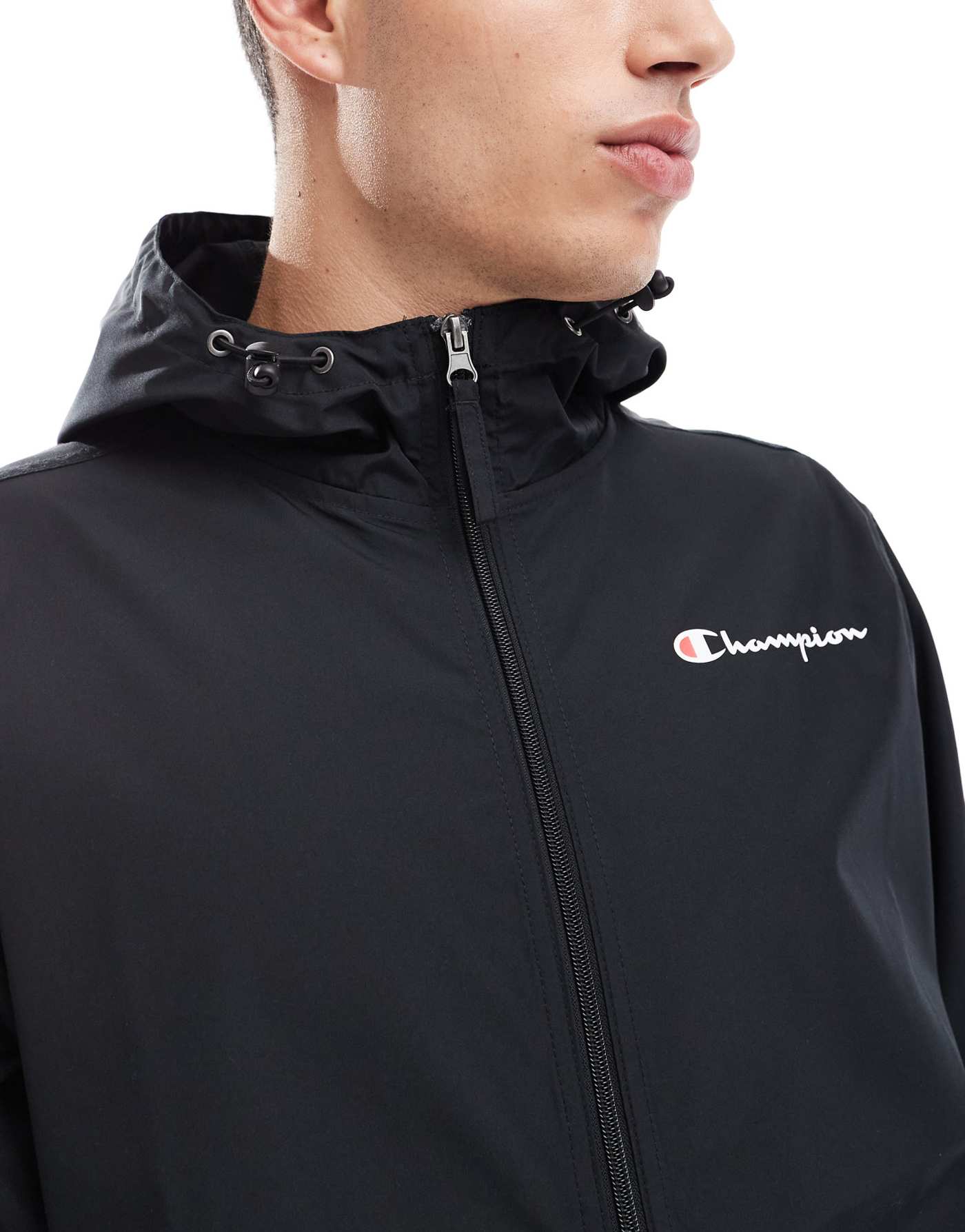 Champion Legacy windbreaker in black