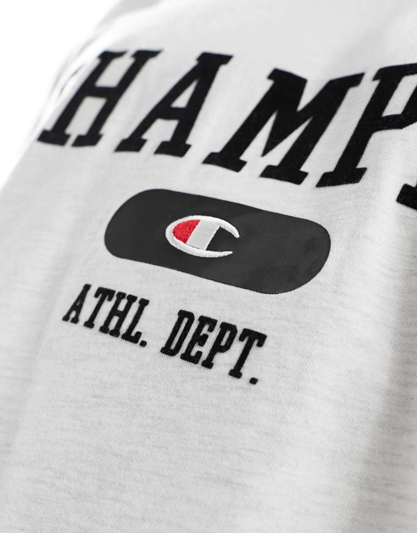 Champion Rochester collegiate t-shirt in grey marl