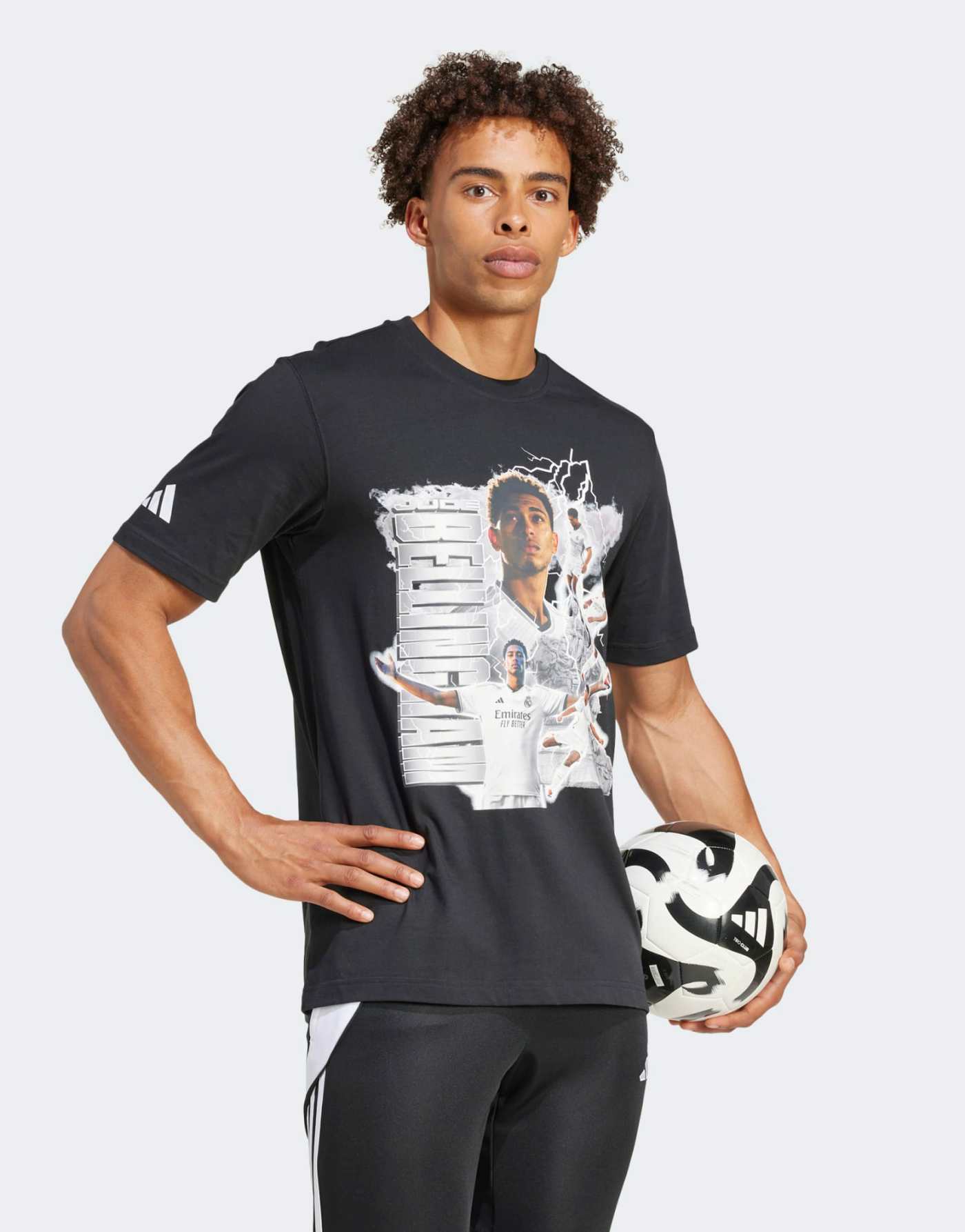 adidas Originals Jude Bellingham tour t-shirt in black