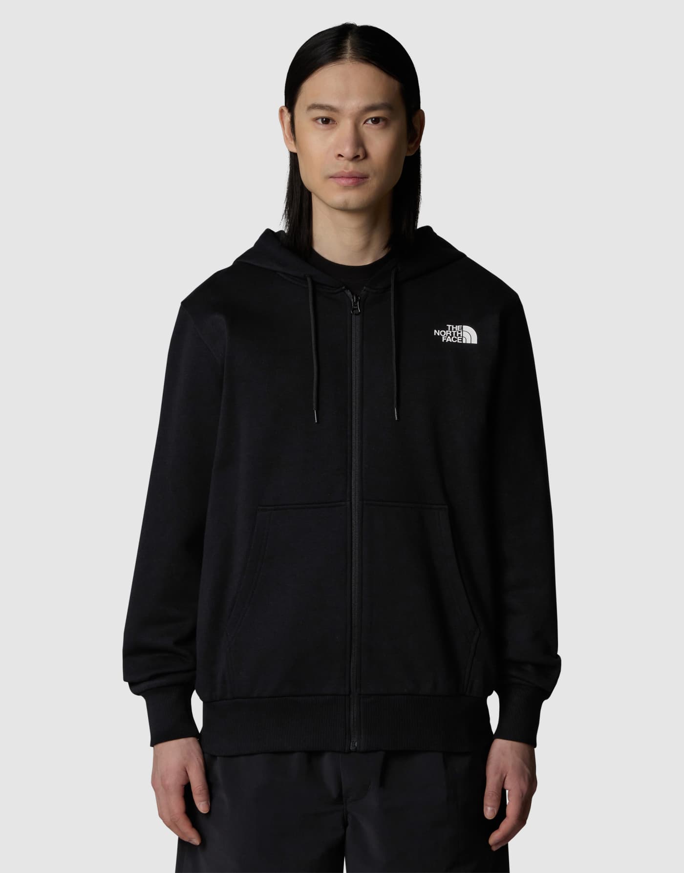 The North Face Simple dome full zip hoodie in black