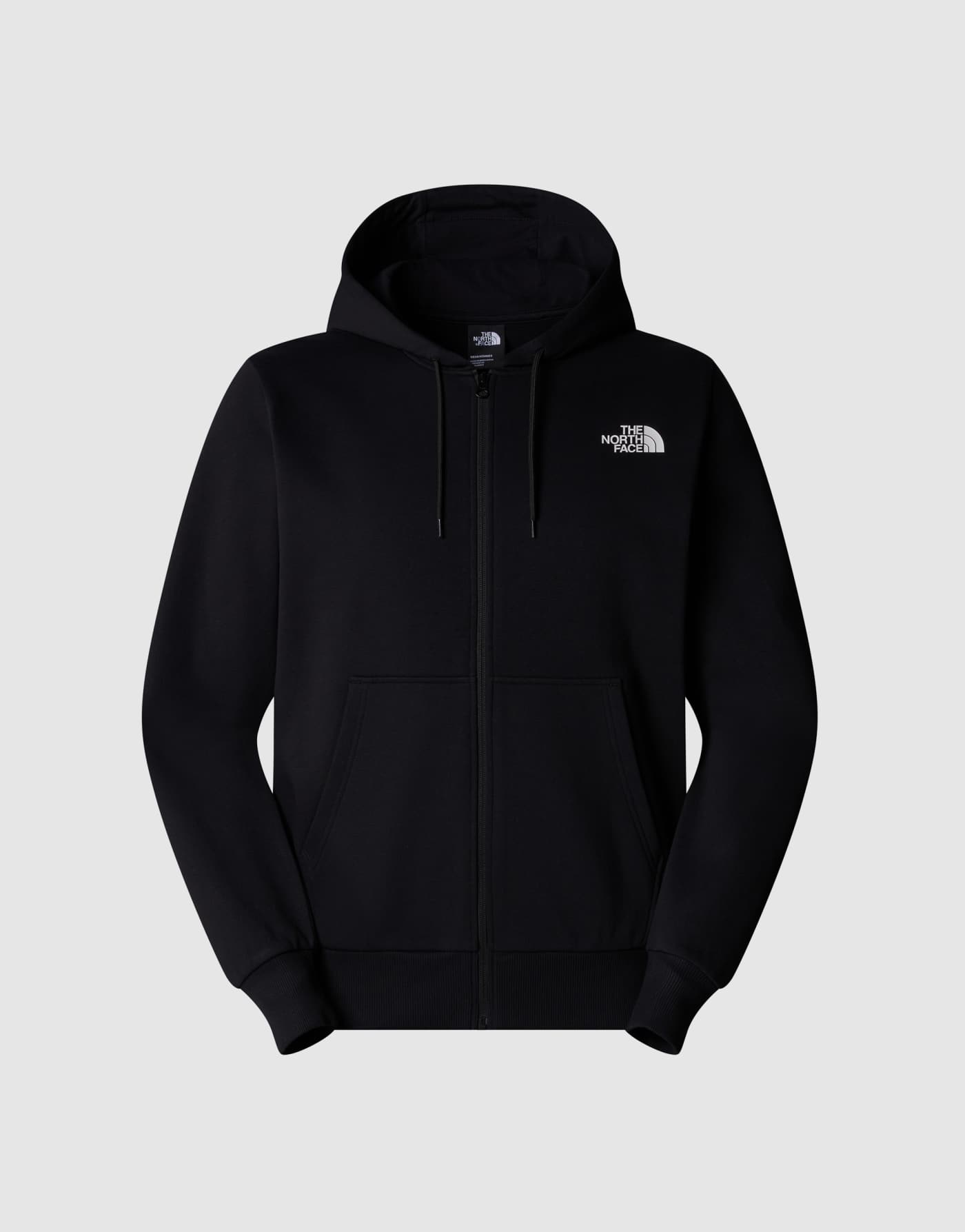 The North Face Simple dome full zip hoodie in black