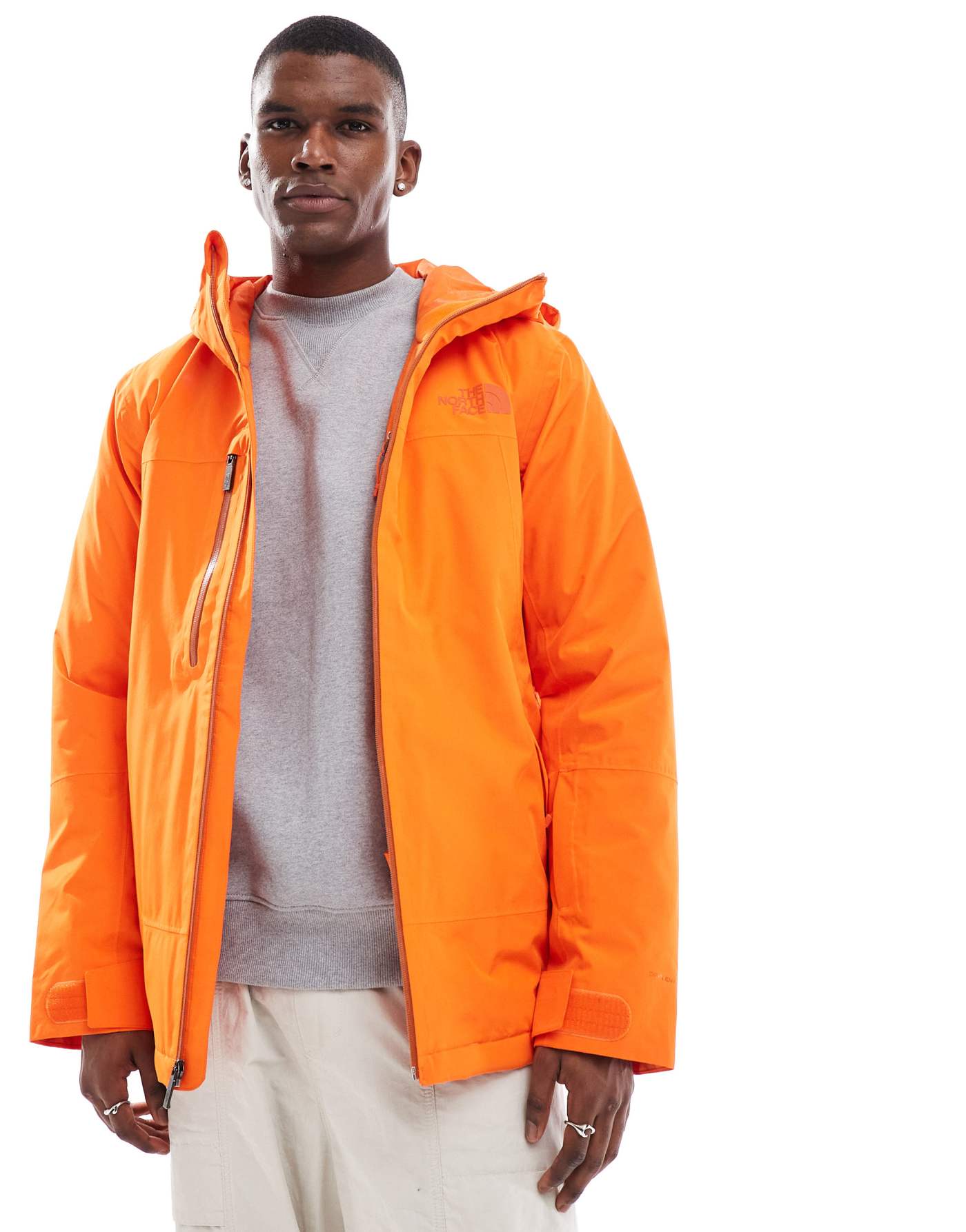 The North Face Descendit jacket in orange