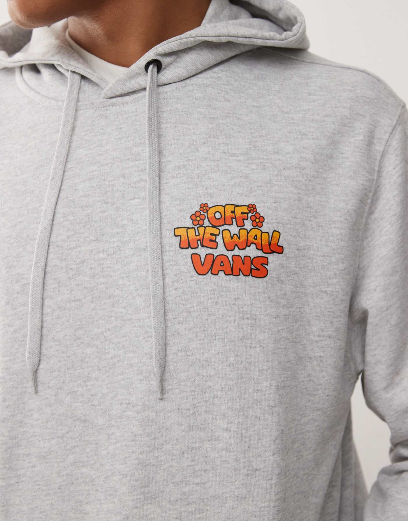 Vans Bouya classic hoodie in light grey heather