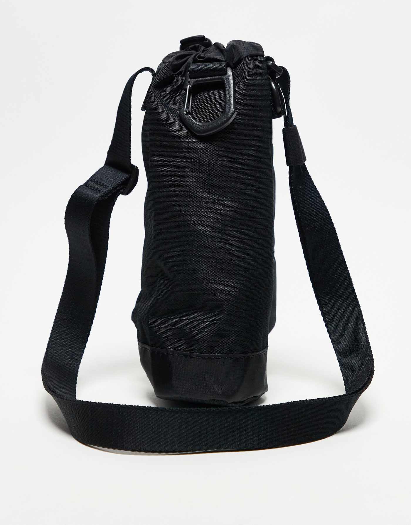 Nike Club water bottle crossbody carrier in black