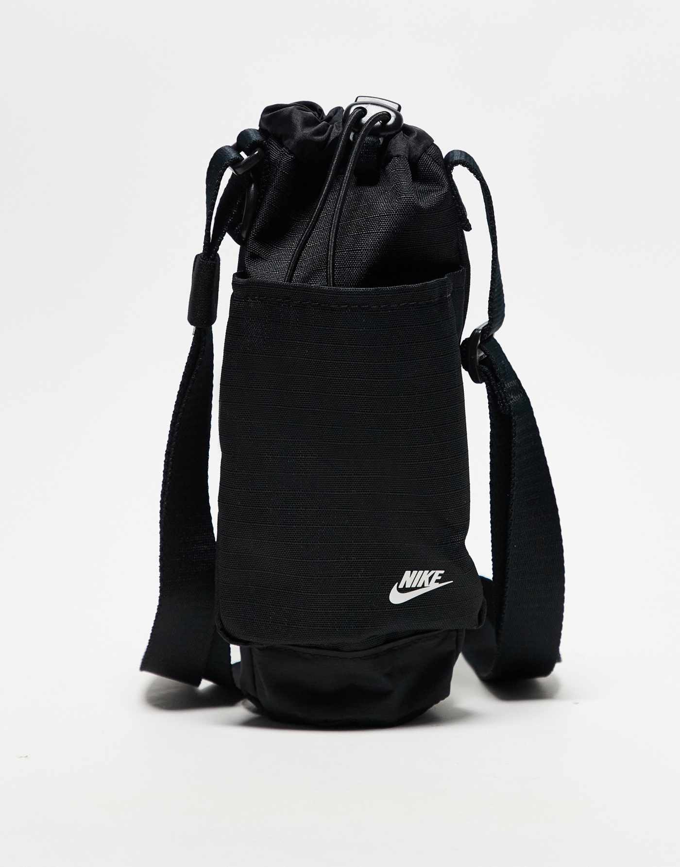 Nike Club water bottle crossbody carrier in black