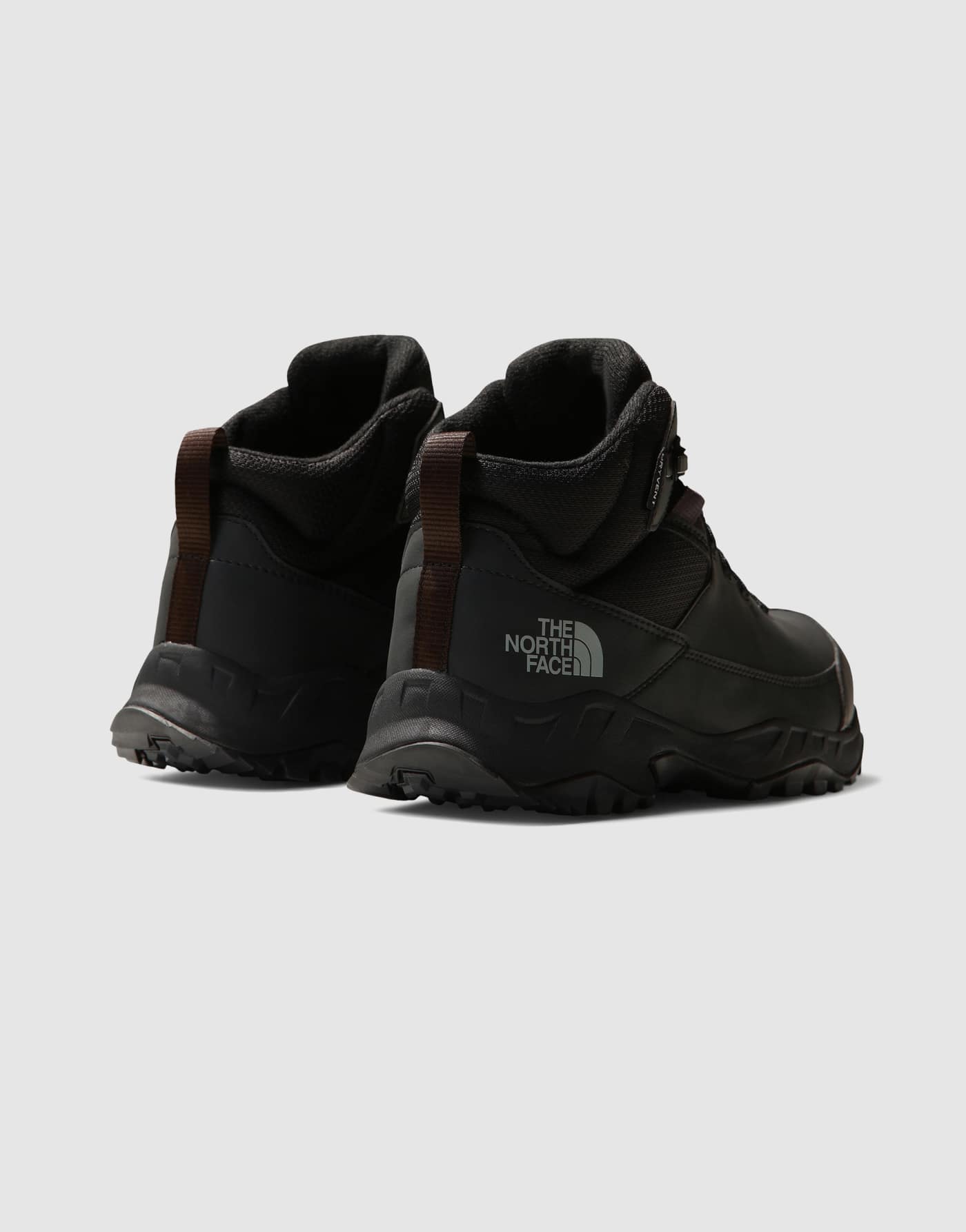 The North Face Storm strike iii waterproof boots in black and grey