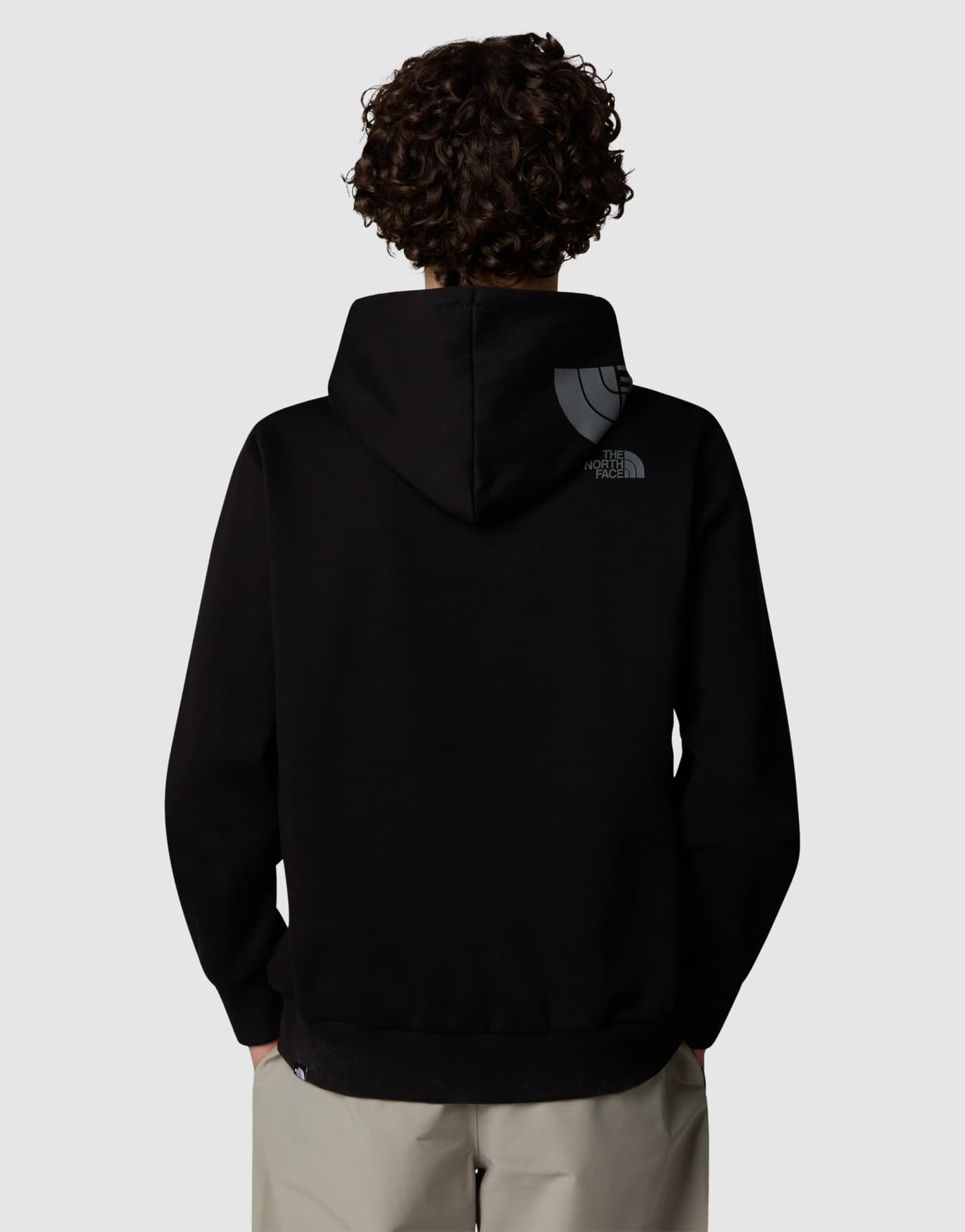 The North Face logo pullover hoodie in black