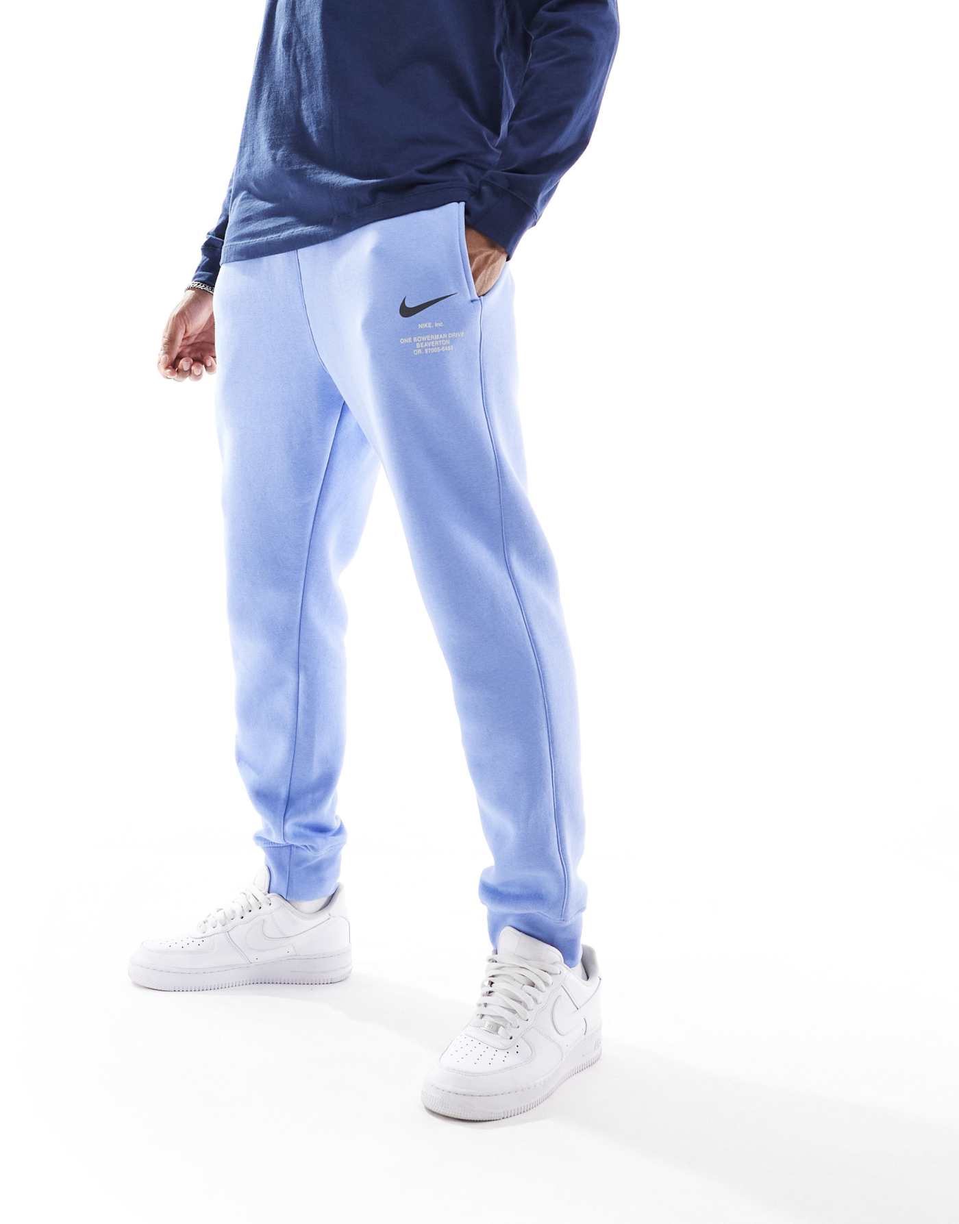 Nike Club jogger in light blue