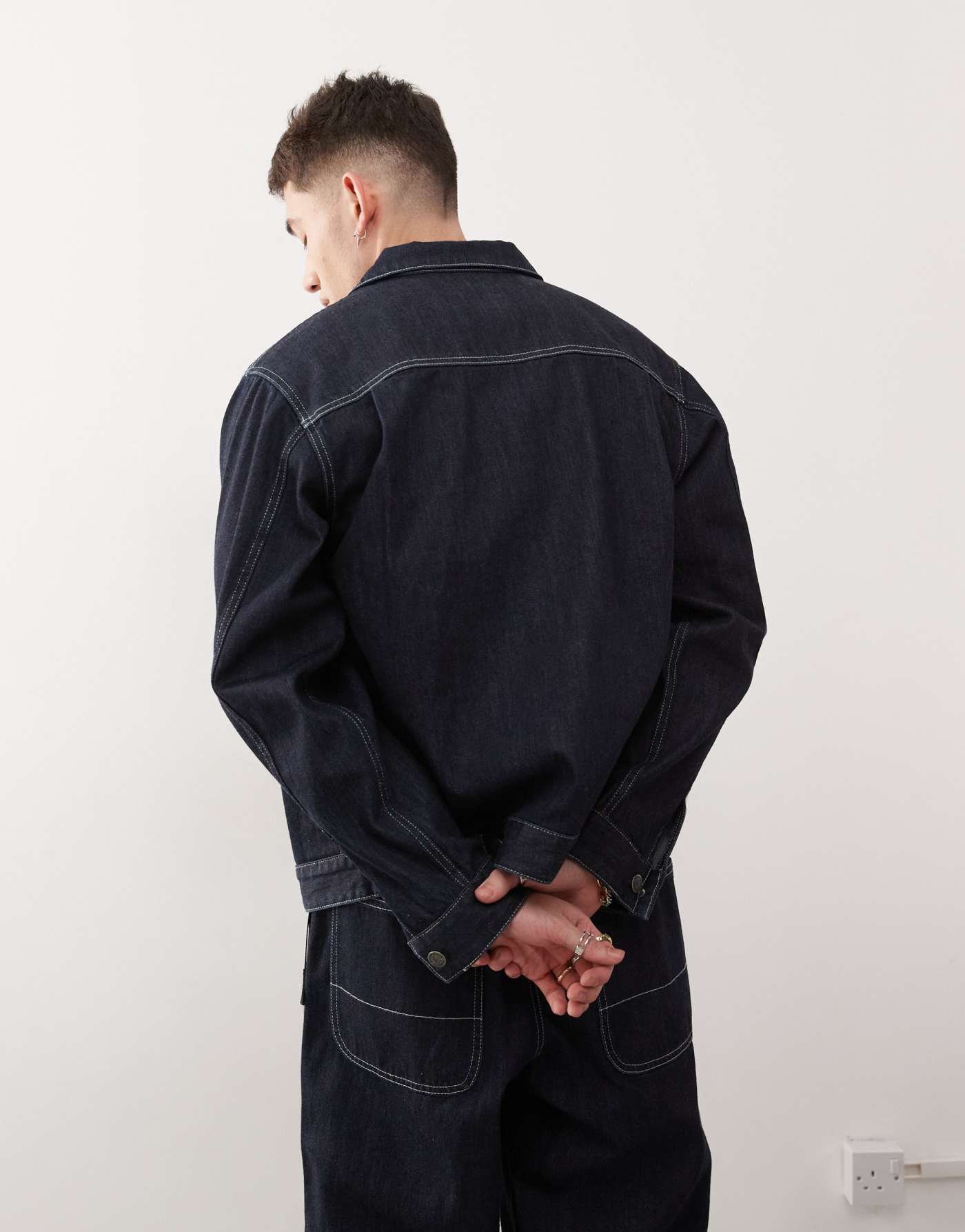 Gramicci co-ord meadows ranch jacket in raw rinse