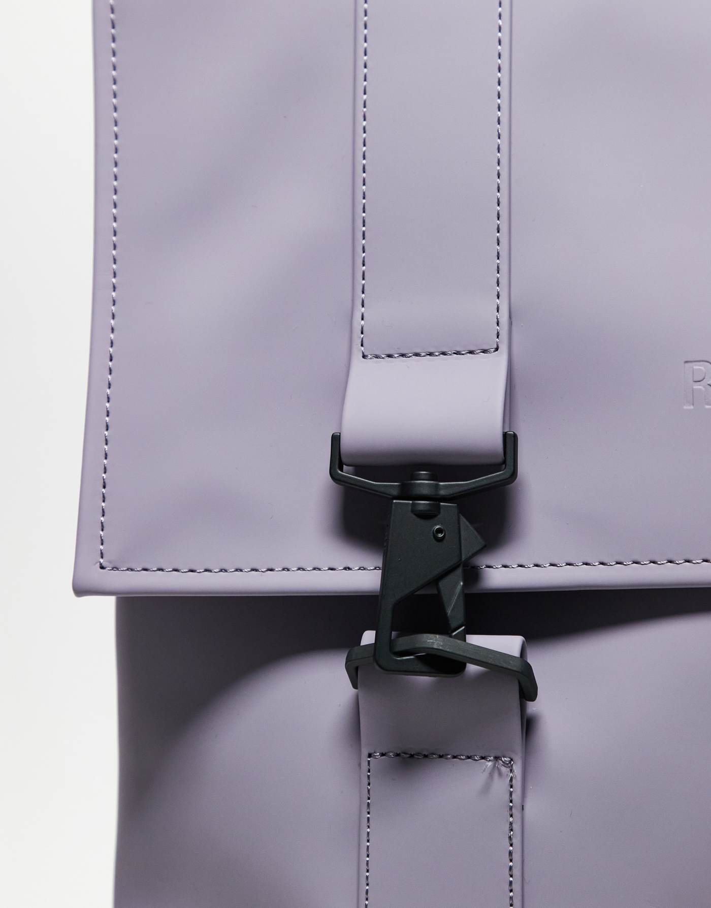 Rains MSN waterproof backpack in dusty purple exclusive to asos