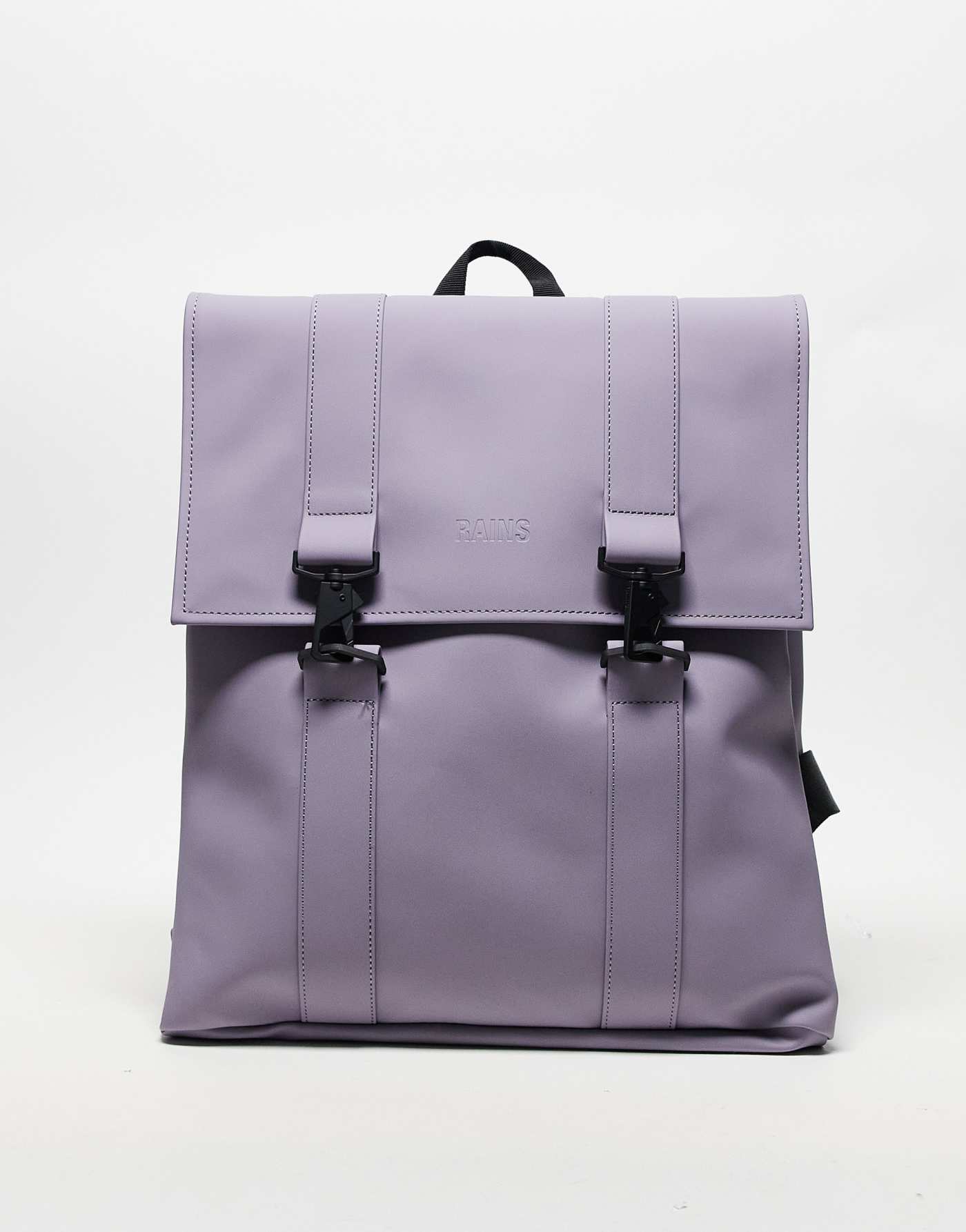 Rains MSN waterproof backpack in dusty purple exclusive to asos