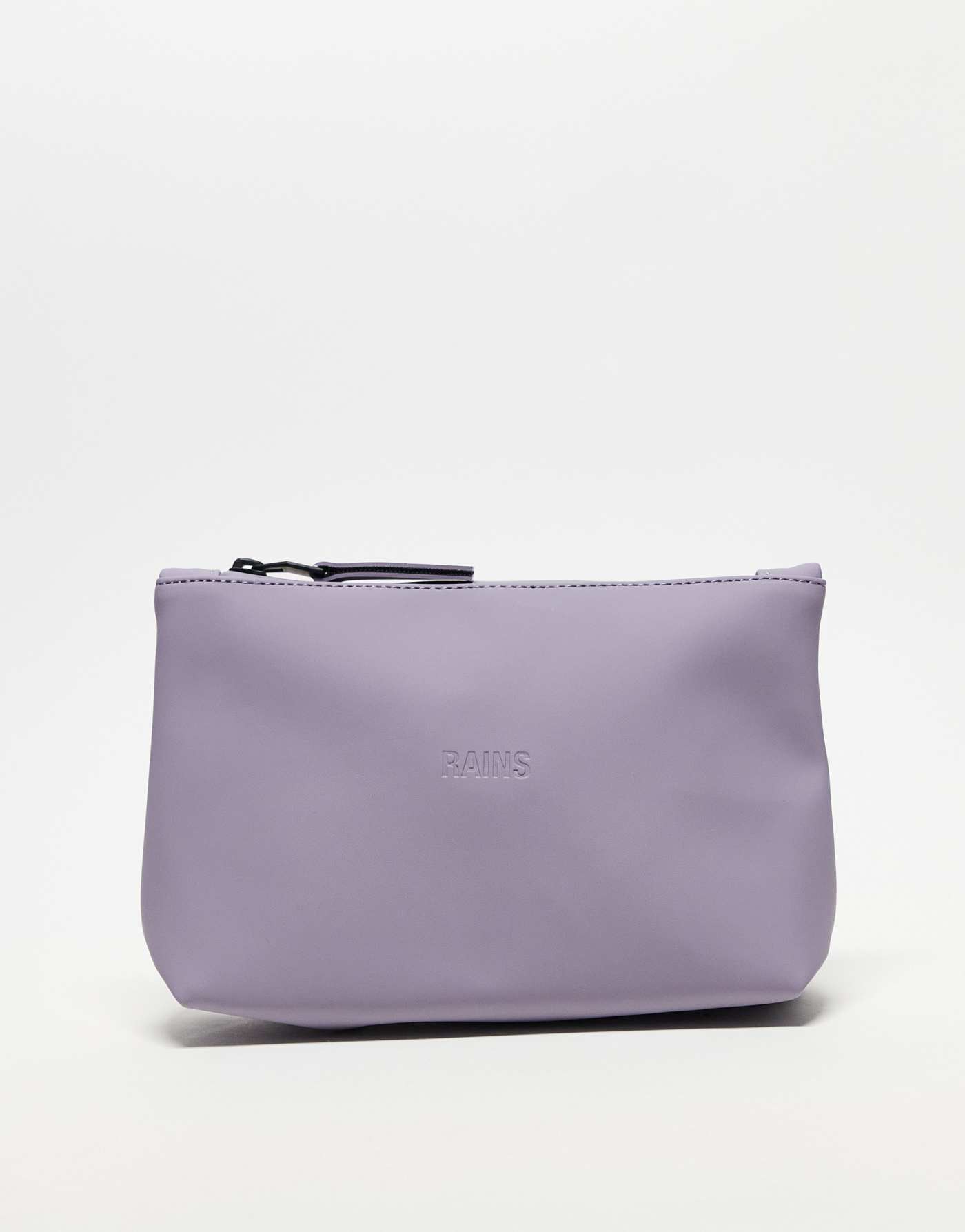 Rains waterproof cosmetic bag in dusty purple exclusive to asos