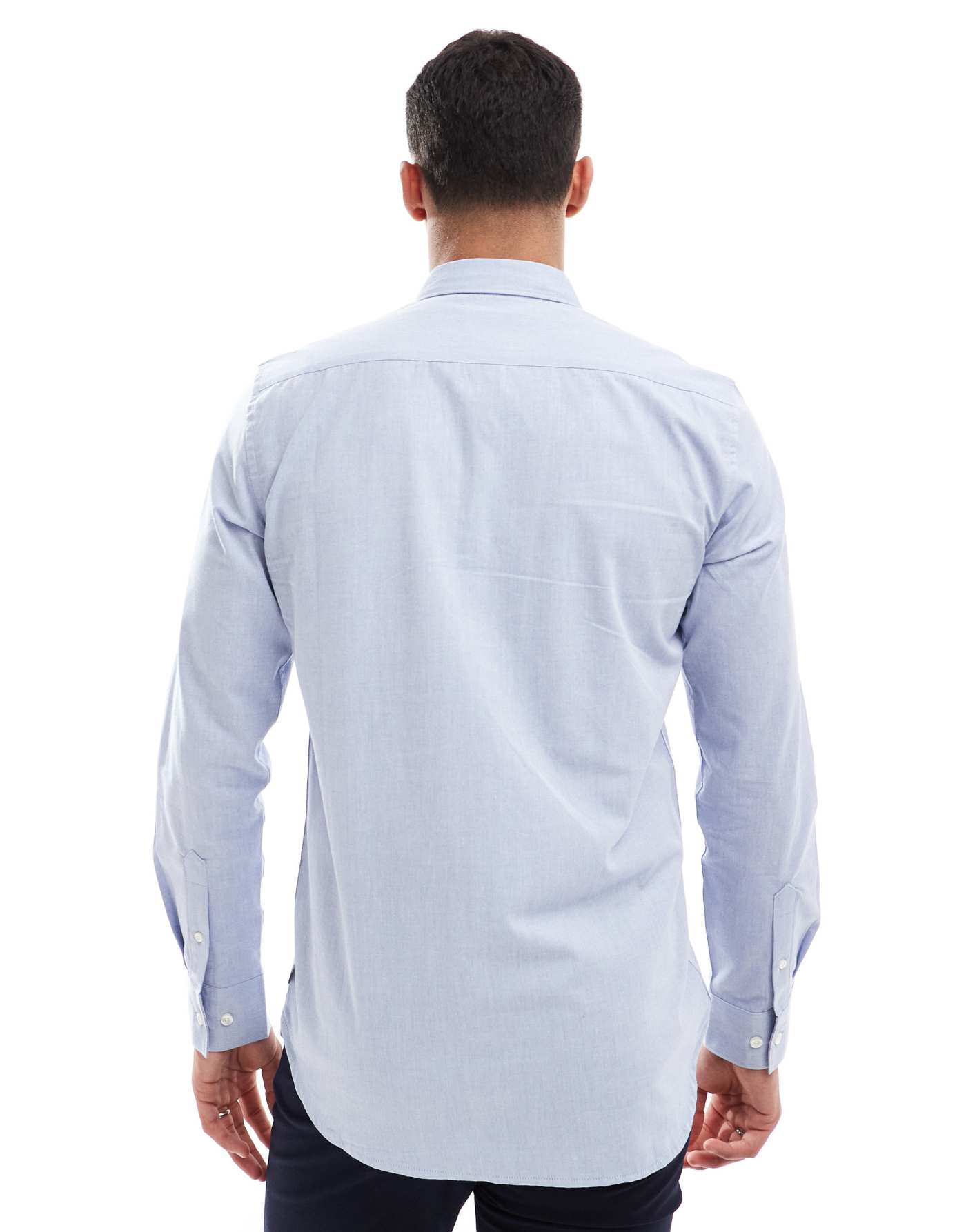 French Connection smart fitted shirt in sky blue