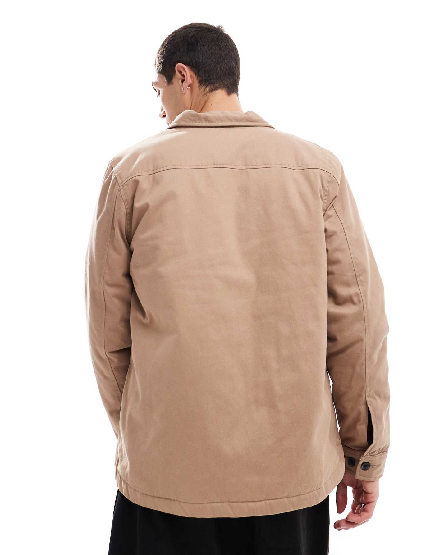 French Connection utility jacket with pockets in camel