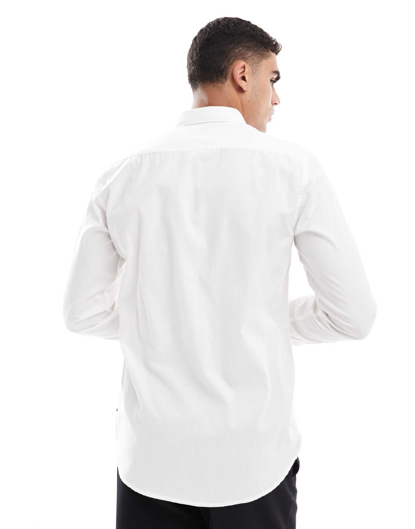 French Connection smart fitted shirt in white