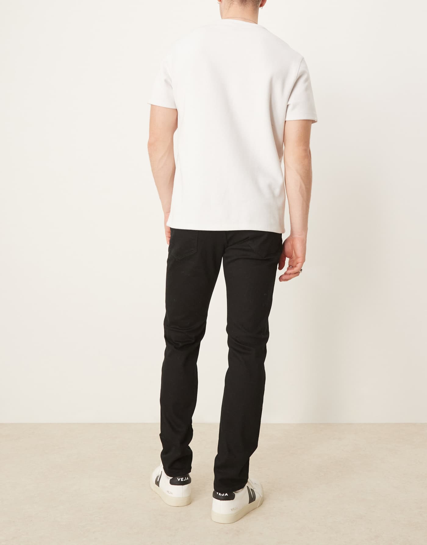 Selected Homme Leon slim fit jeans in black