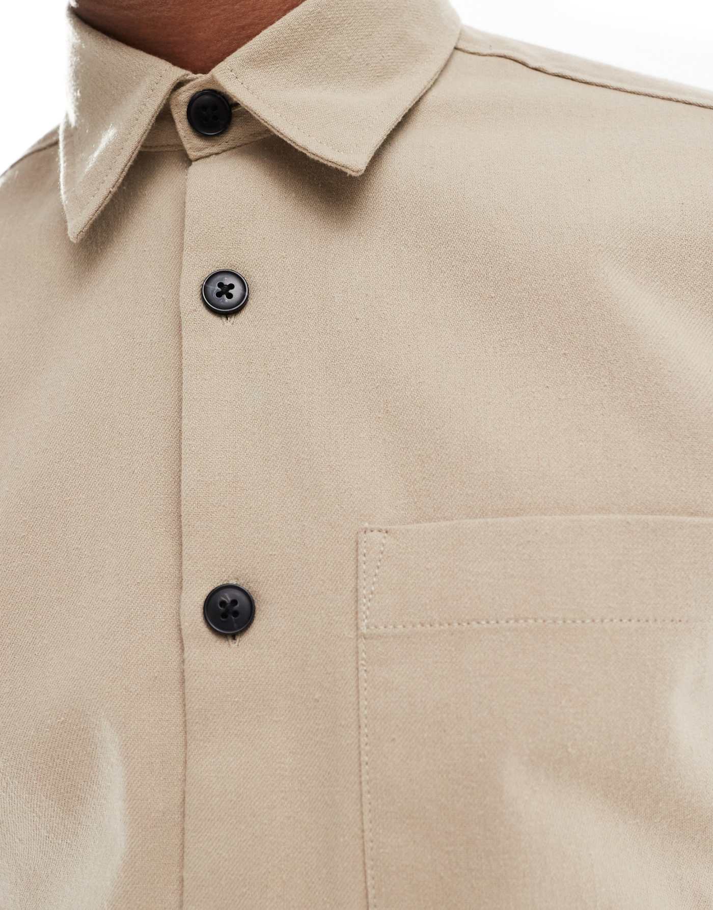 JJ Rebel heavy overshirt in beige