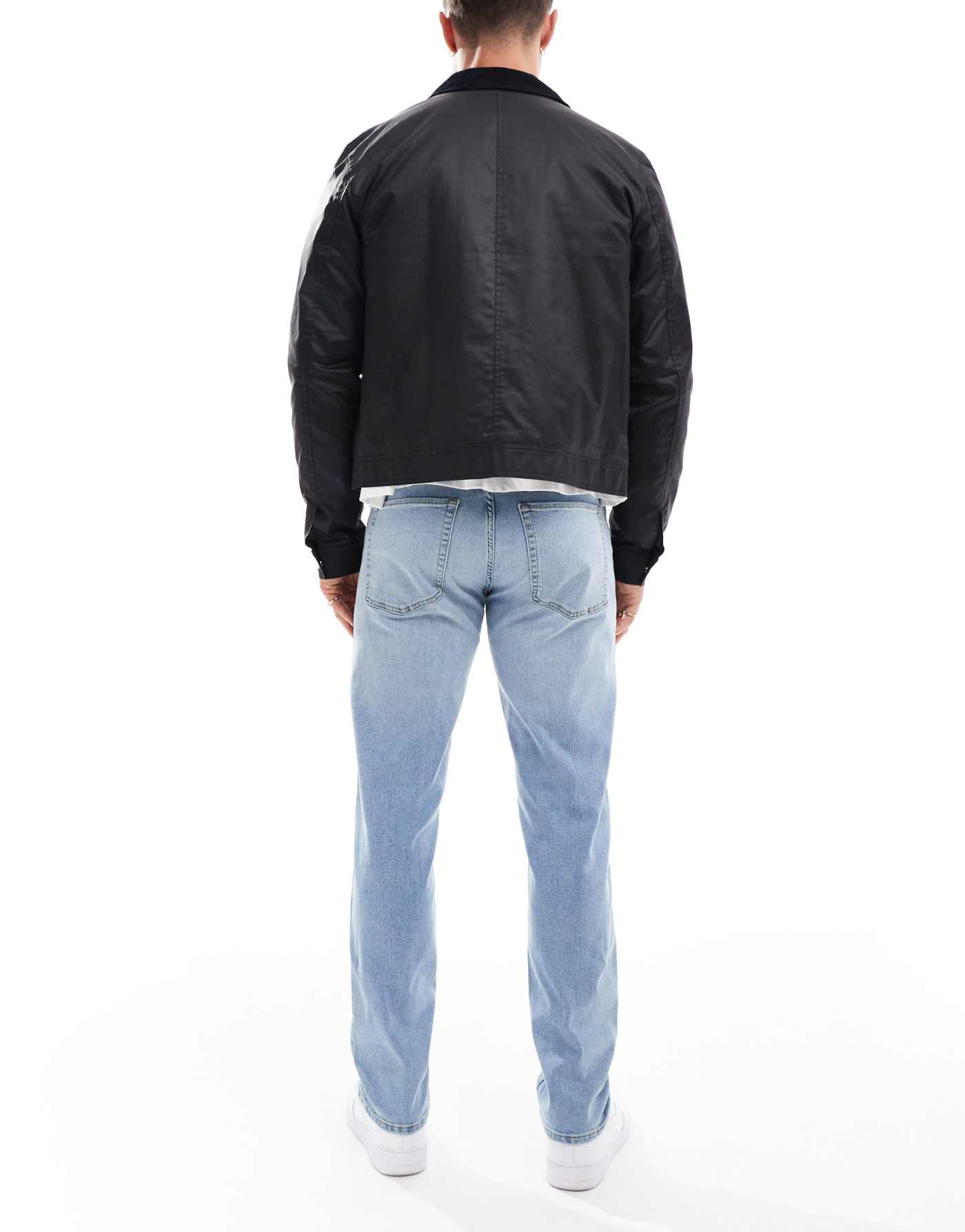 JJ Rebel adam tapered jeans in light blue wash