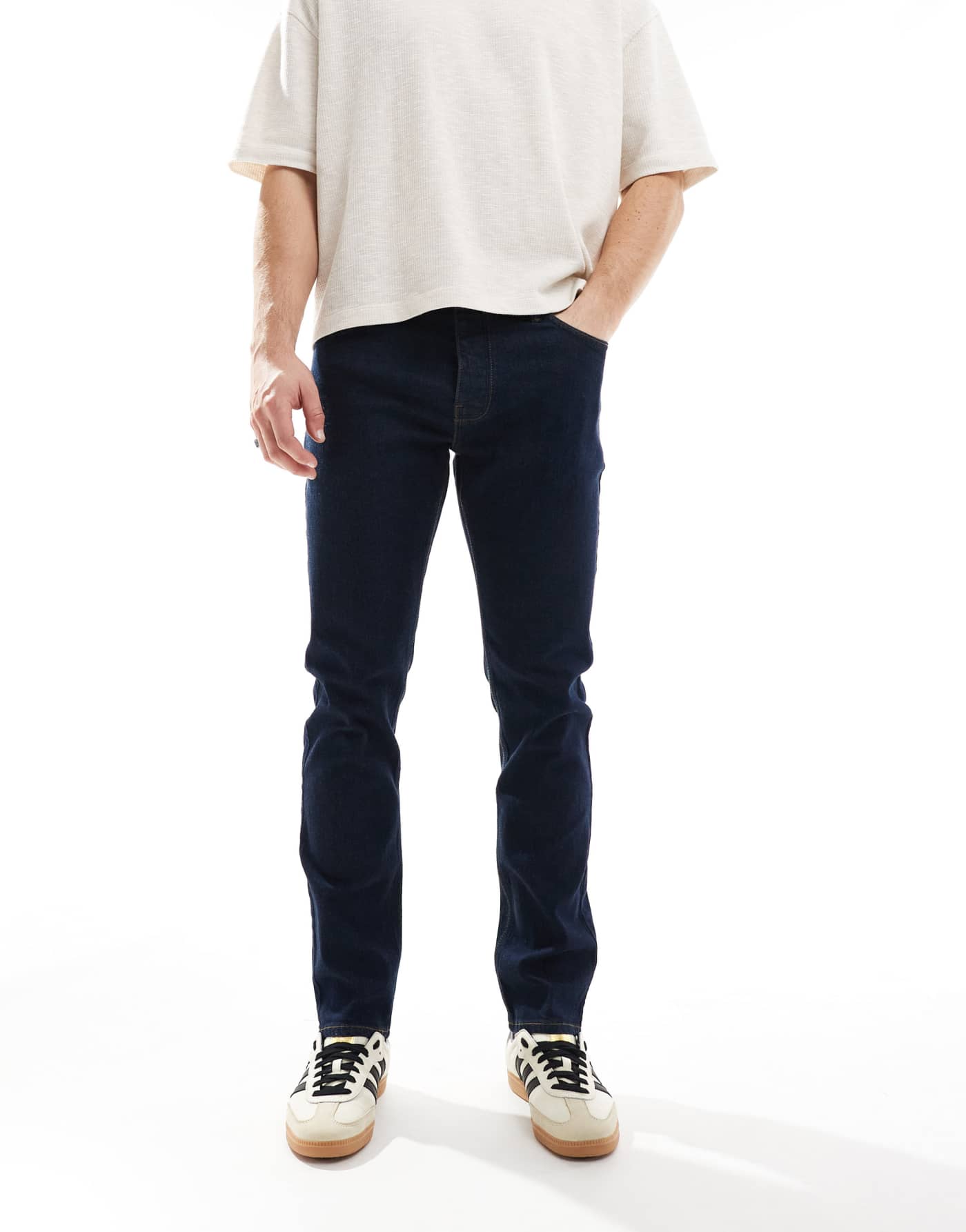 French Connection slim fit jeans in dark indigo