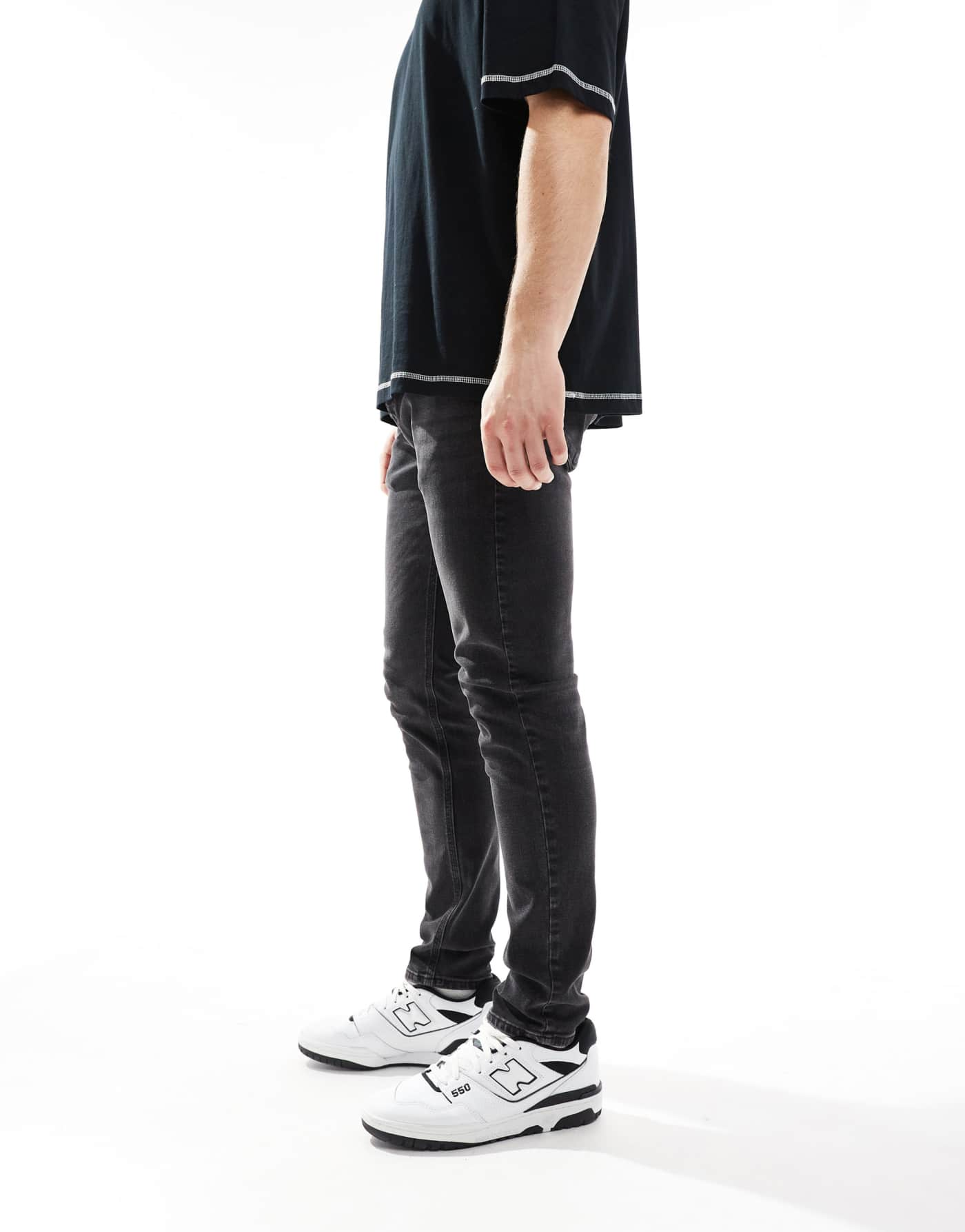 French Connection skinny fit jeans in black