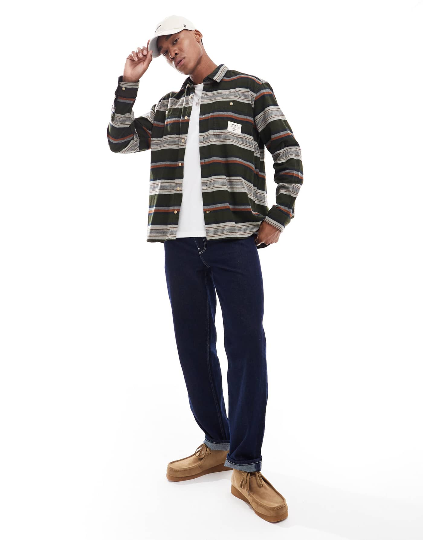 Barbour Bowen relaxed striped shirt