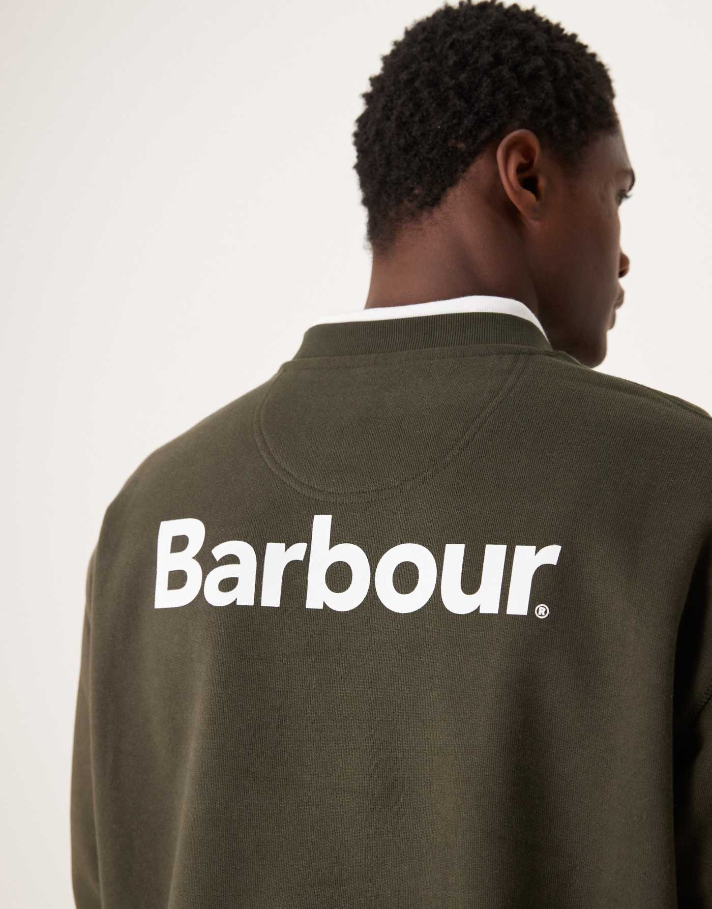 Barbour brushed Nicholas os crew neck sweatshirt