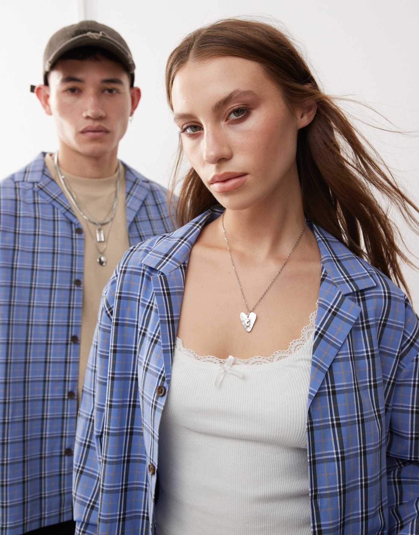 Reclaimed Vintage unisex oversized check shirt