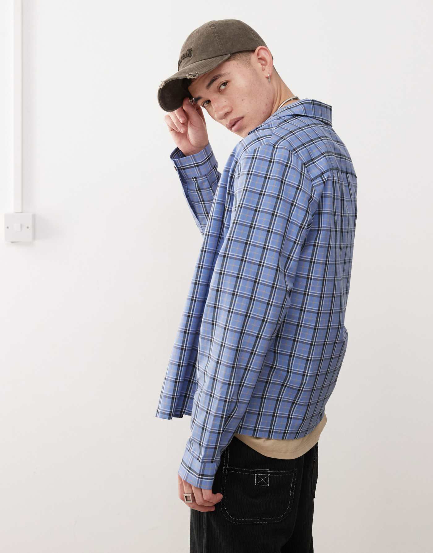 Reclaimed Vintage unisex oversized check shirt