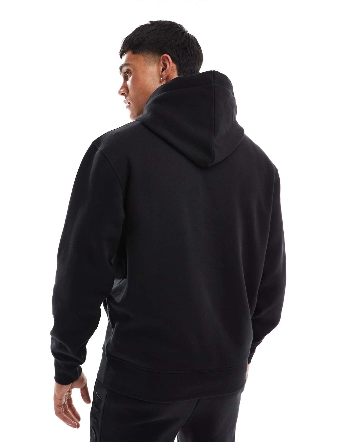 Nicce logo hoodie in black