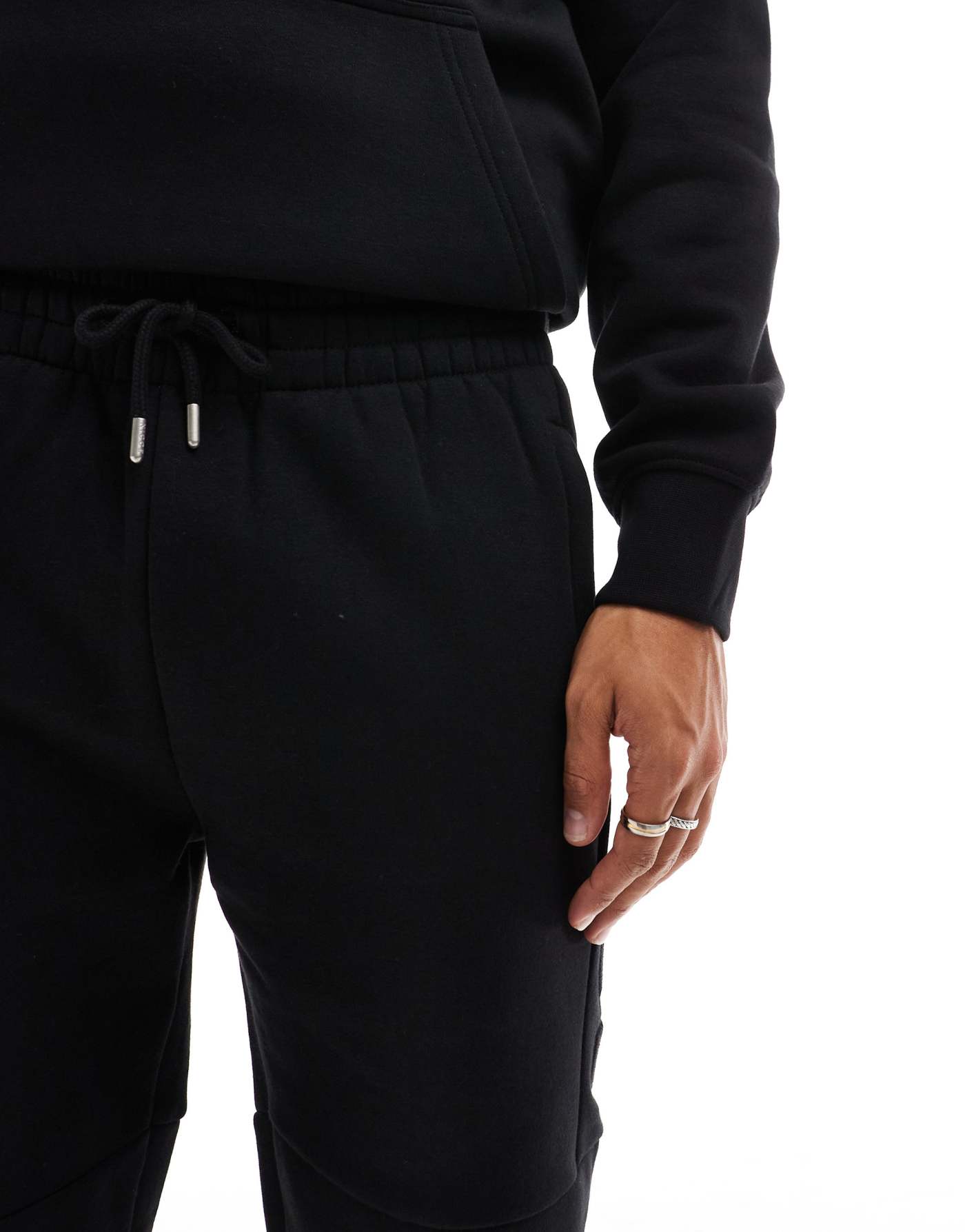 Nicce logo joggers in black