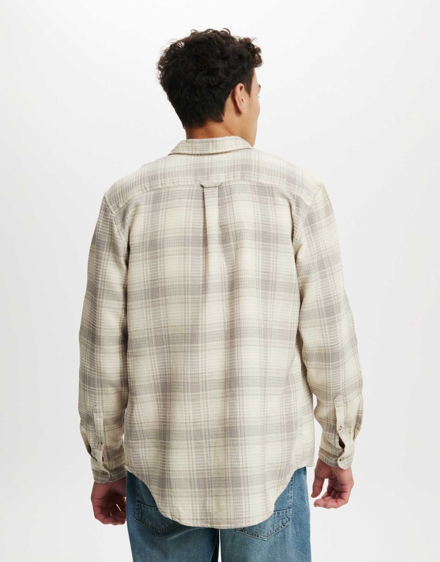 Cotton:On Boston long sleeve shirt in beige