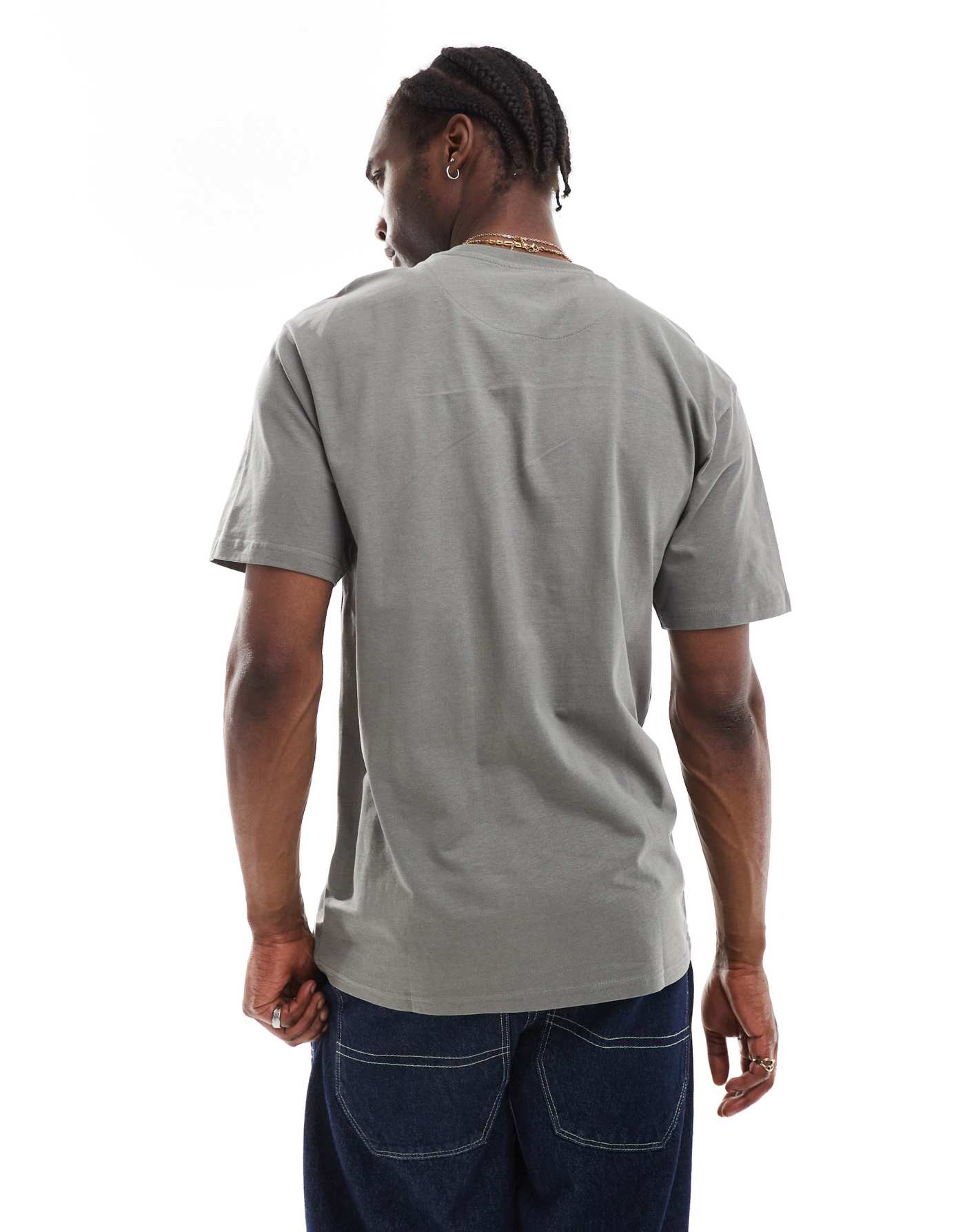 Karl Kani essentials signature logo t-shirt in grey