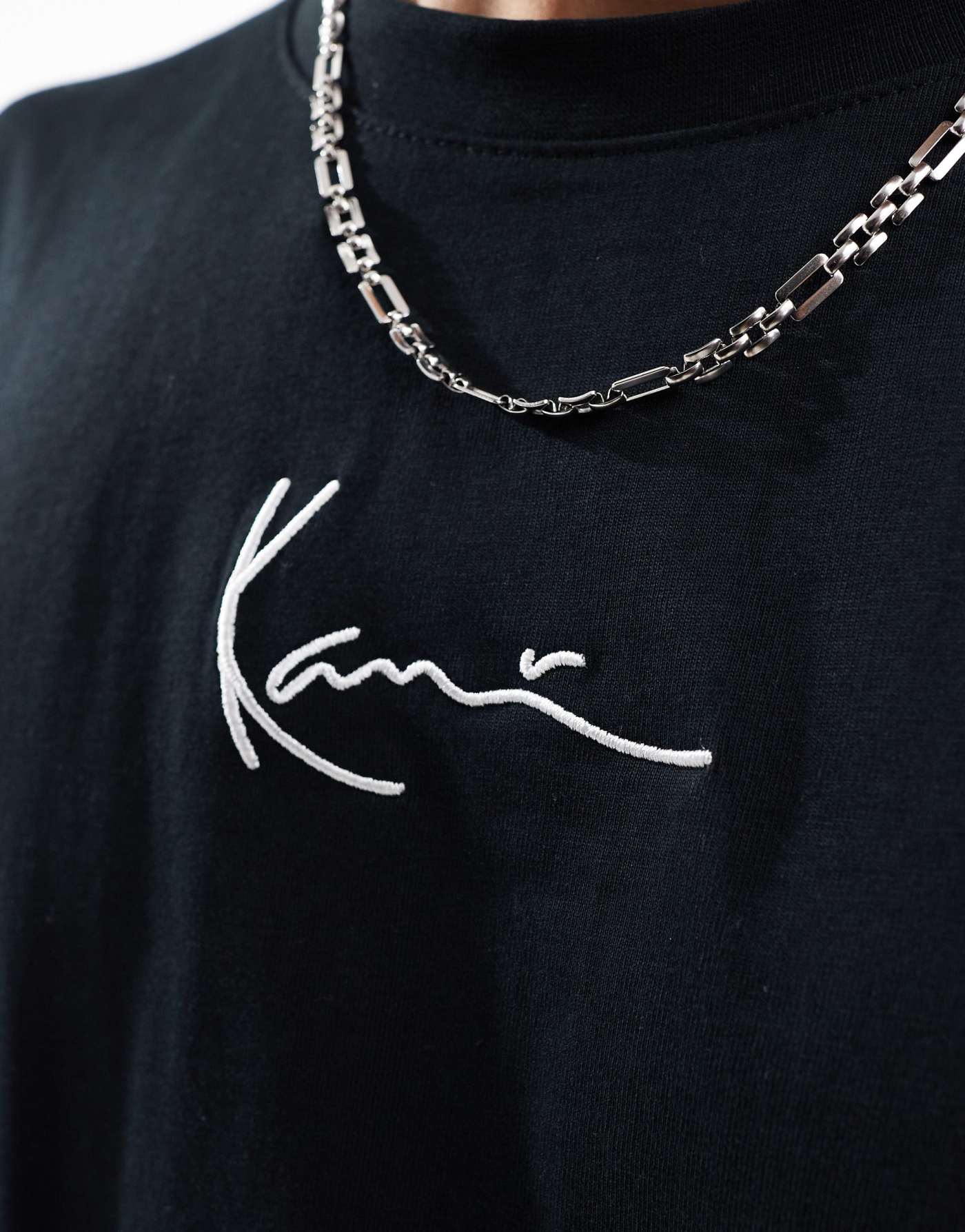 Karl Kani signature logo t-shirt in black