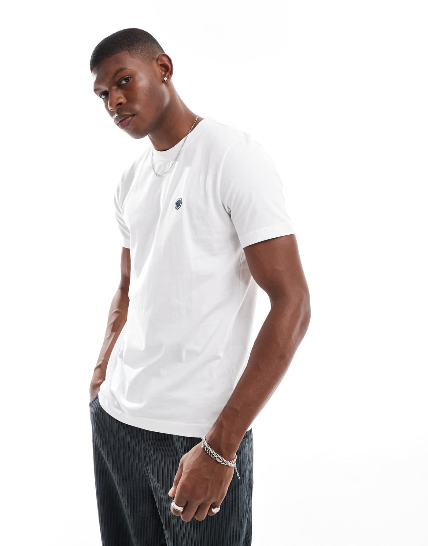 Pretty Green logo t-shirt in white