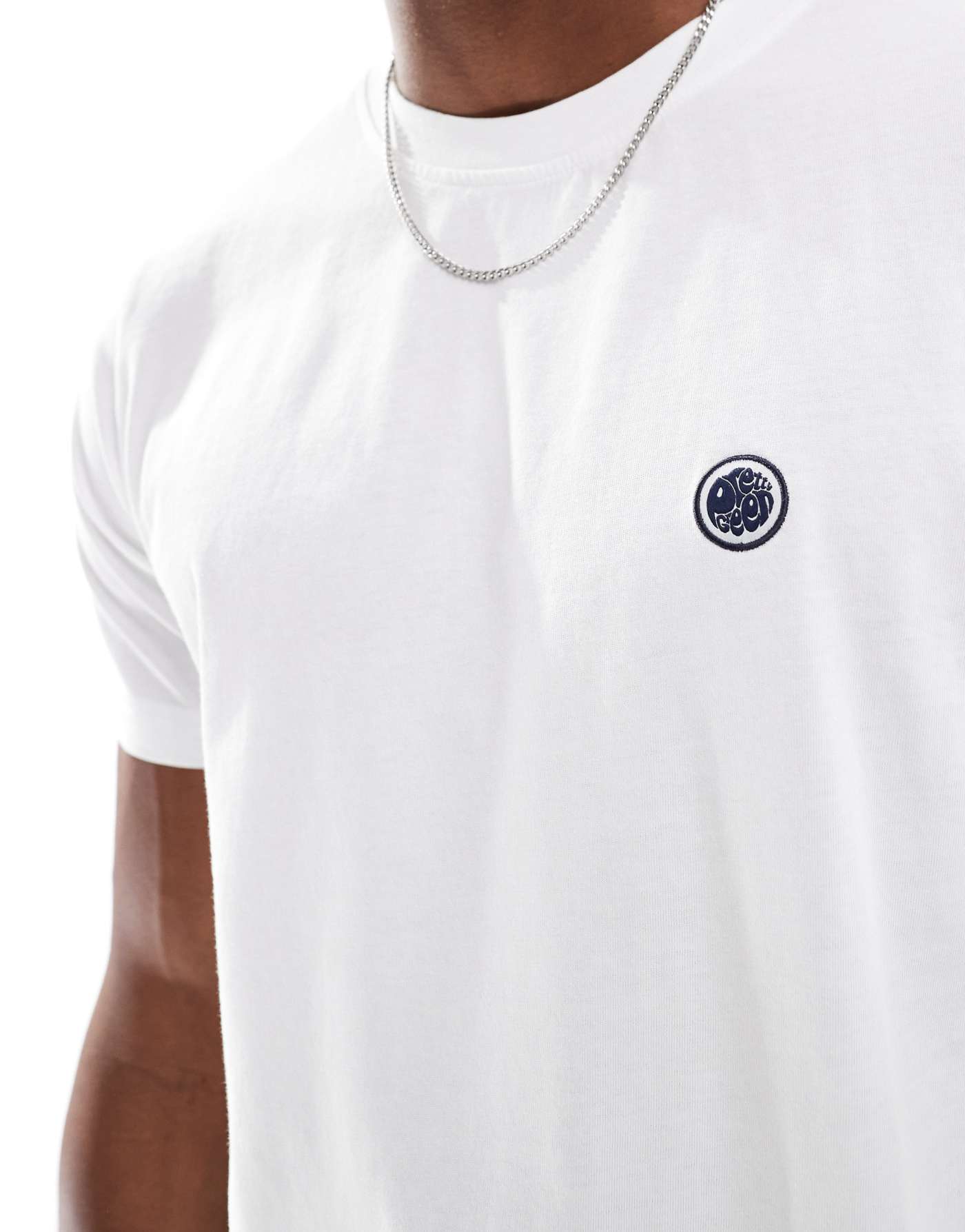 Pretty Green logo t-shirt in white