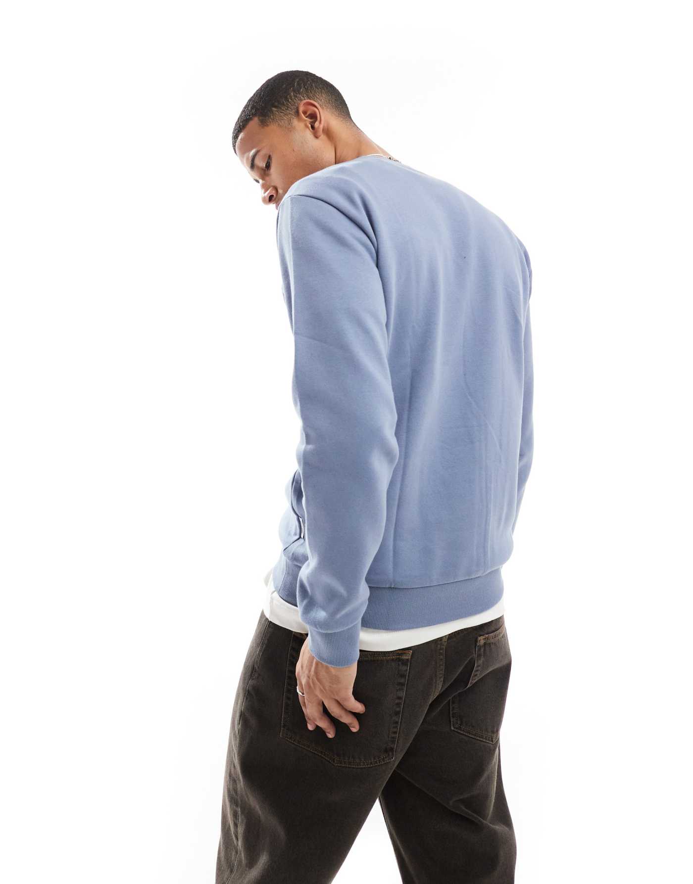 ONLY & SONS crew neck sweat in powder blue