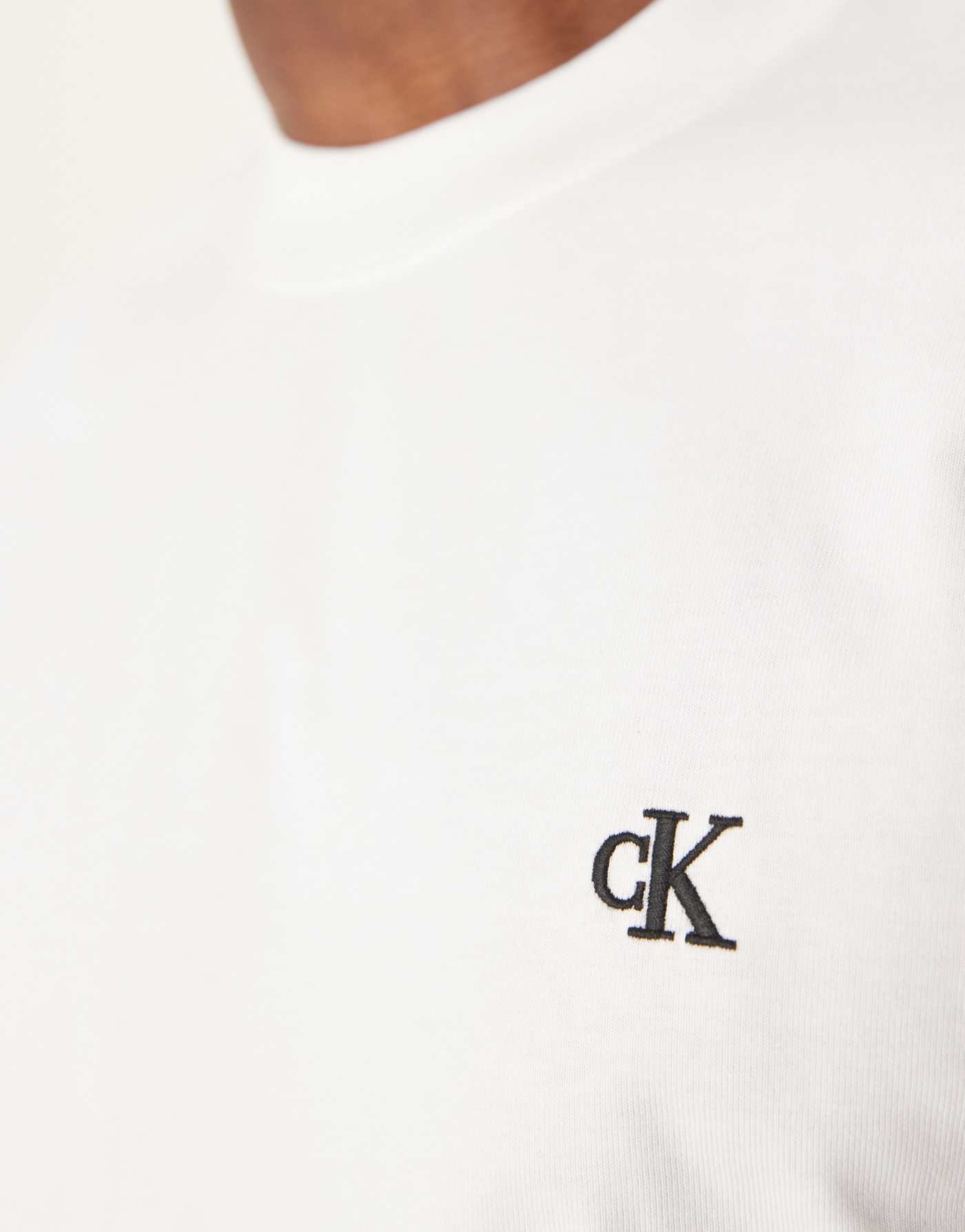 Calvin Klein Jeans premium heavyweight t-shirt in white