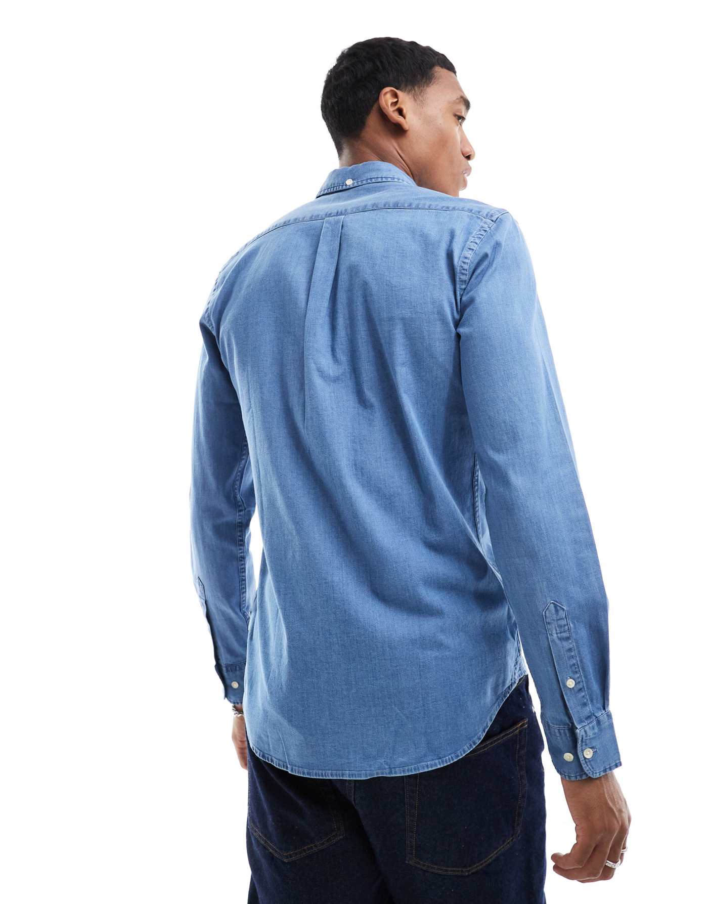 Scalpers Alpha Shirt In Blue Denim