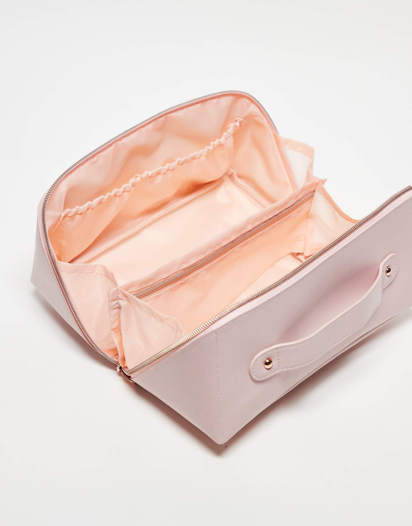 Revolution Glam Fold Out Cosmetic Bag in Pink