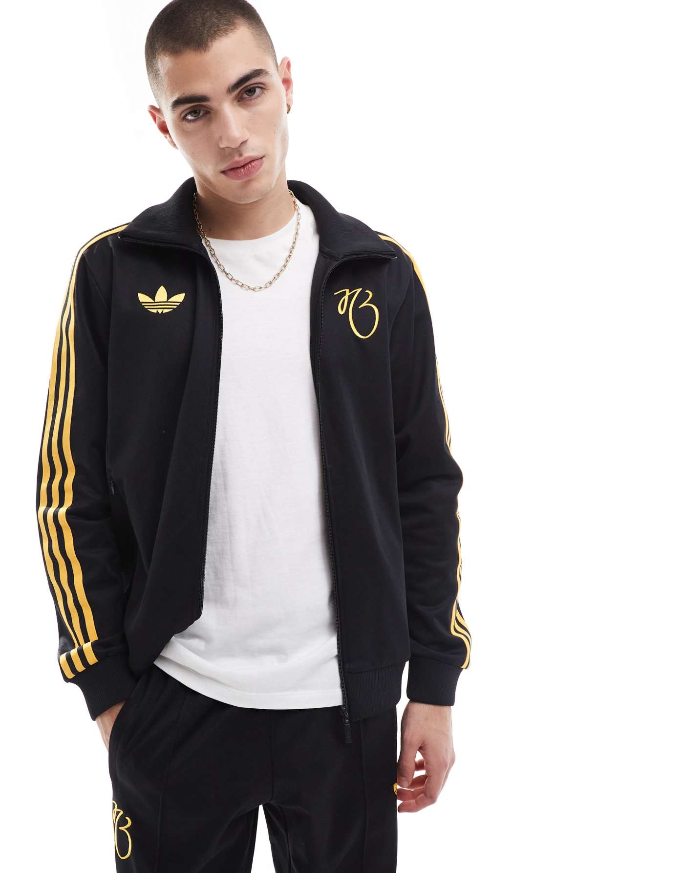 adidas Originals Jude Bellingham track top in black