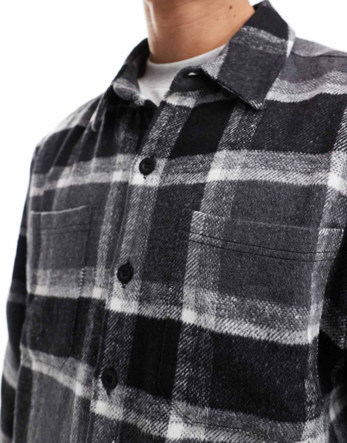 Hera Mens checked overshirt in multi