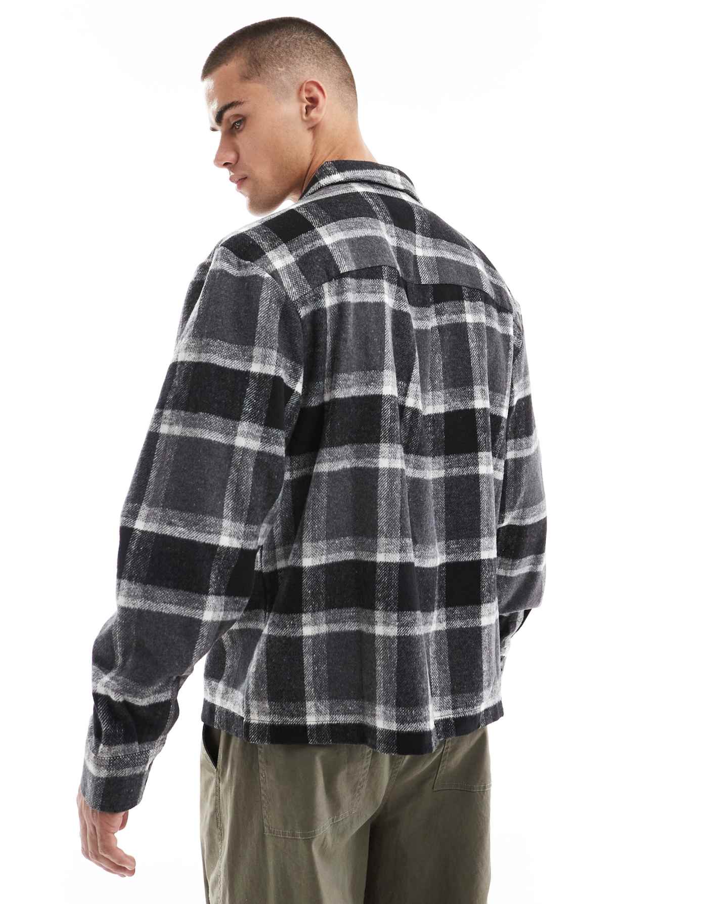 Hera Mens checked overshirt in multi